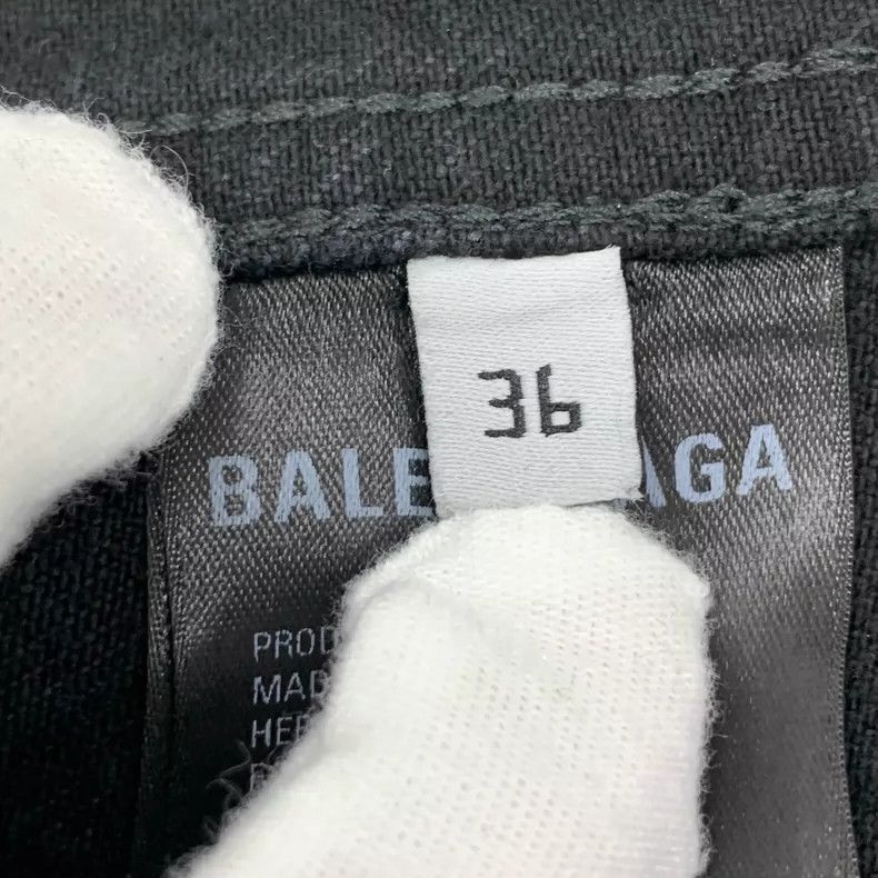Balenciaga Balenciaga Black Logo Denim Jacket Long Sleeve-2505 Size US XS / EU 42 / 0 - 6 Thumbnail