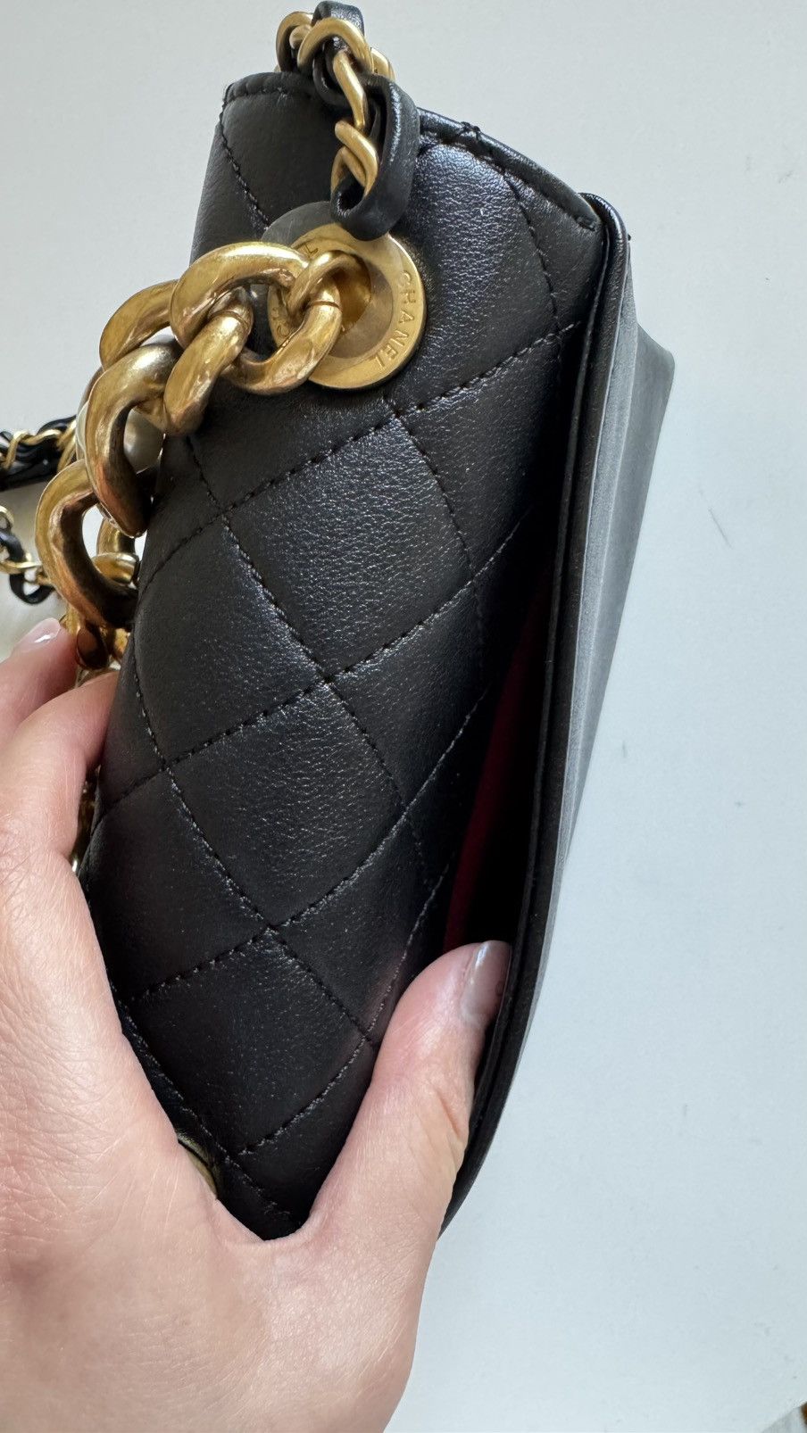 Chanel CHANEL Mini Mattelasse Chain Shoulder Crossbody Bag Size ONE SIZE - 10 Thumbnail
