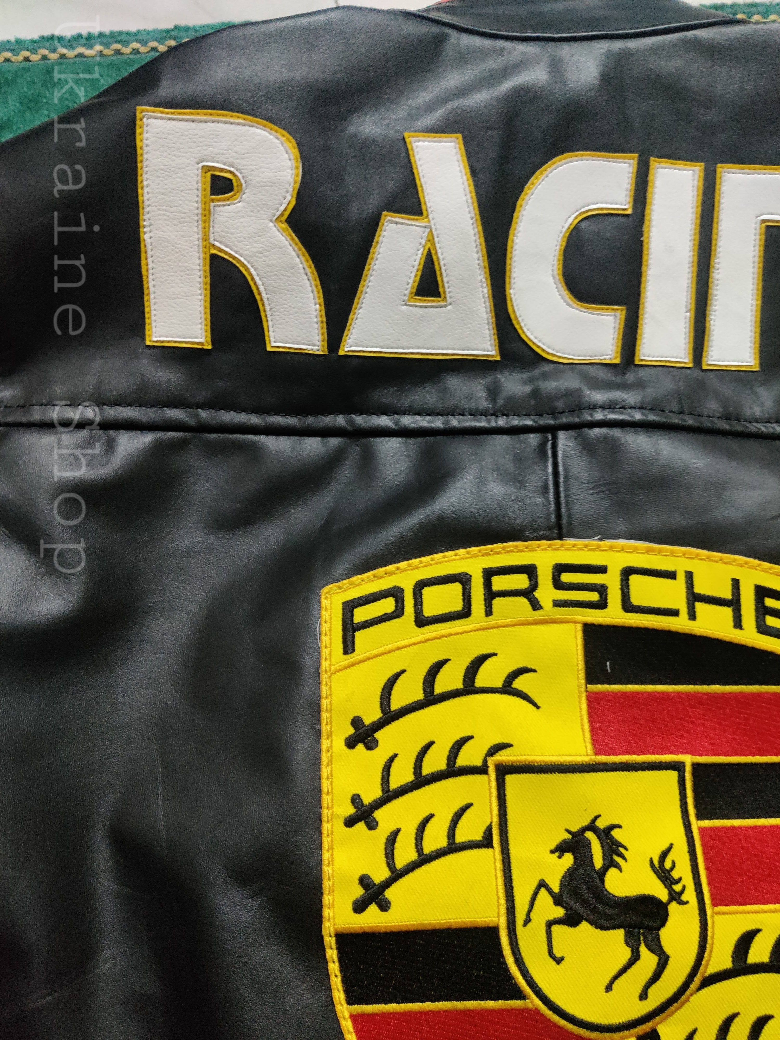 Other Porsche Rare Vintage Leather Jacket Size US M / EU 48-50 / 2 - 9 Thumbnail