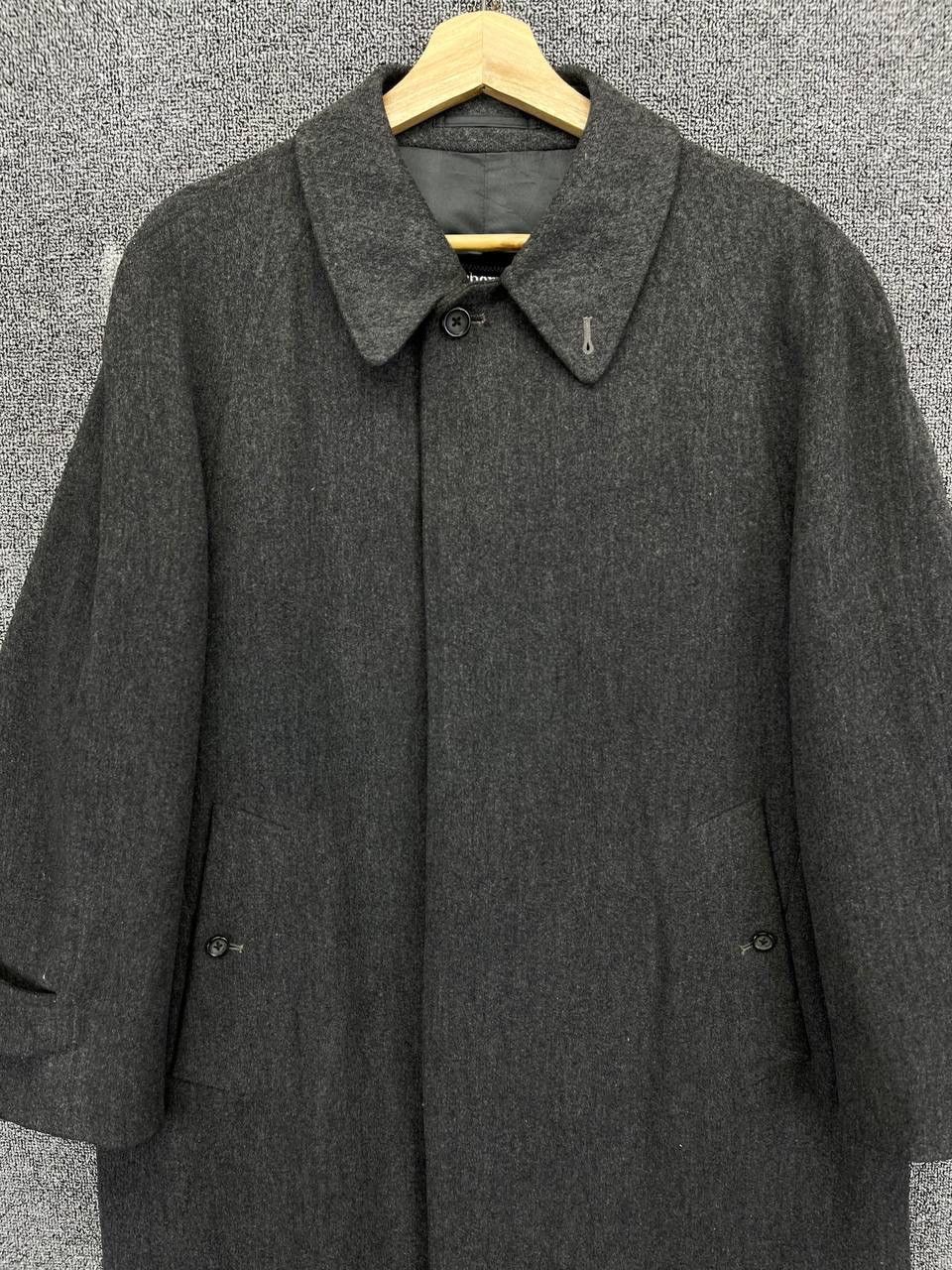 Burberry × Vintage Vintage Burberry Grey Trench Coats Wool Long Jacket Size US M / EU 48-50 / 2 - 5 Thumbnail