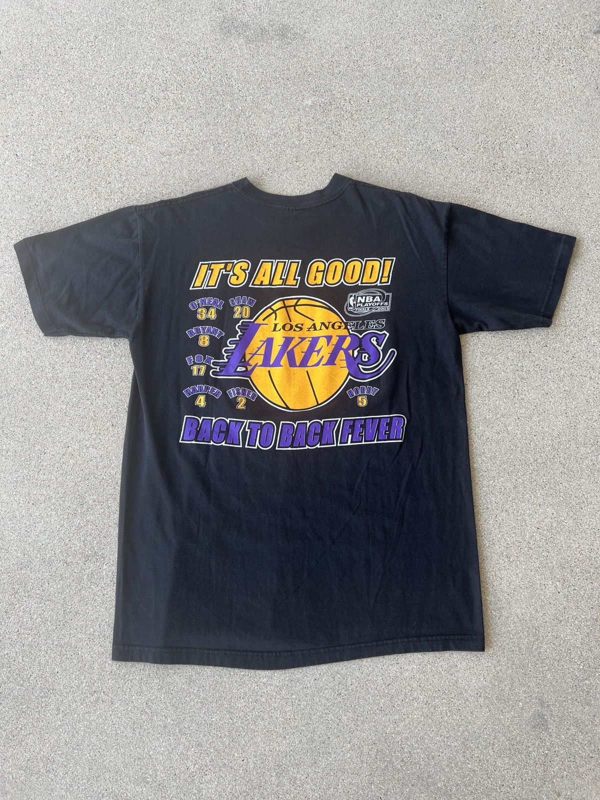 NBA Vintage 01’ L.A. Lakers “Back To Back Fever” NBA Finals Tee Size US L / EU 52-54 / 3 - 2 Thumbnail