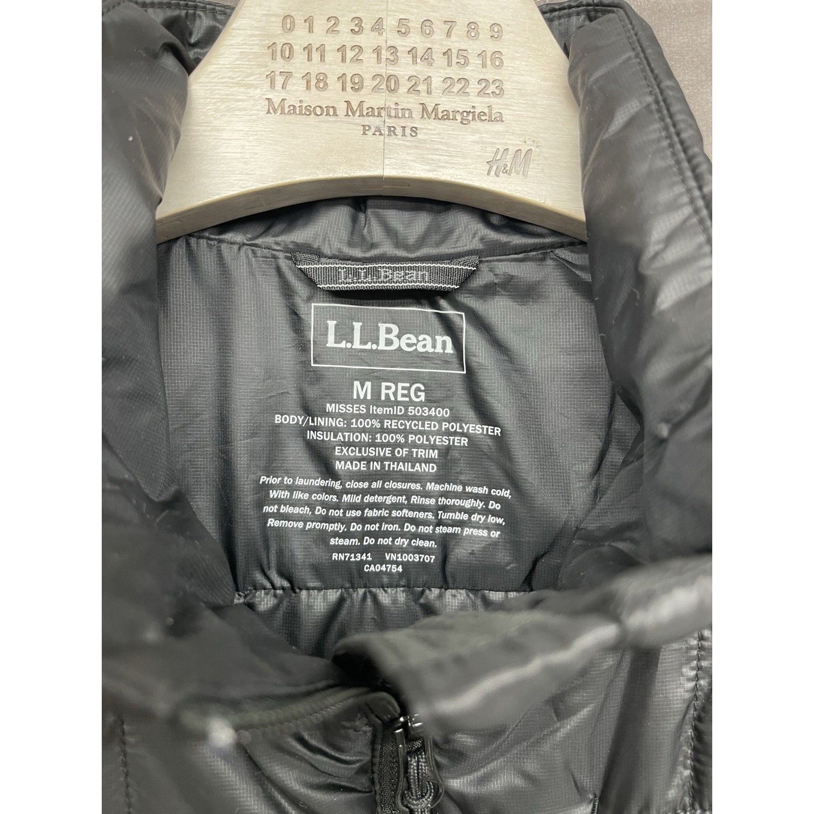 Other L.L.Bean Misses Quilted Vest M Reg Black MSRP $89.95 Puffer Size ONE SIZE - 4 Thumbnail