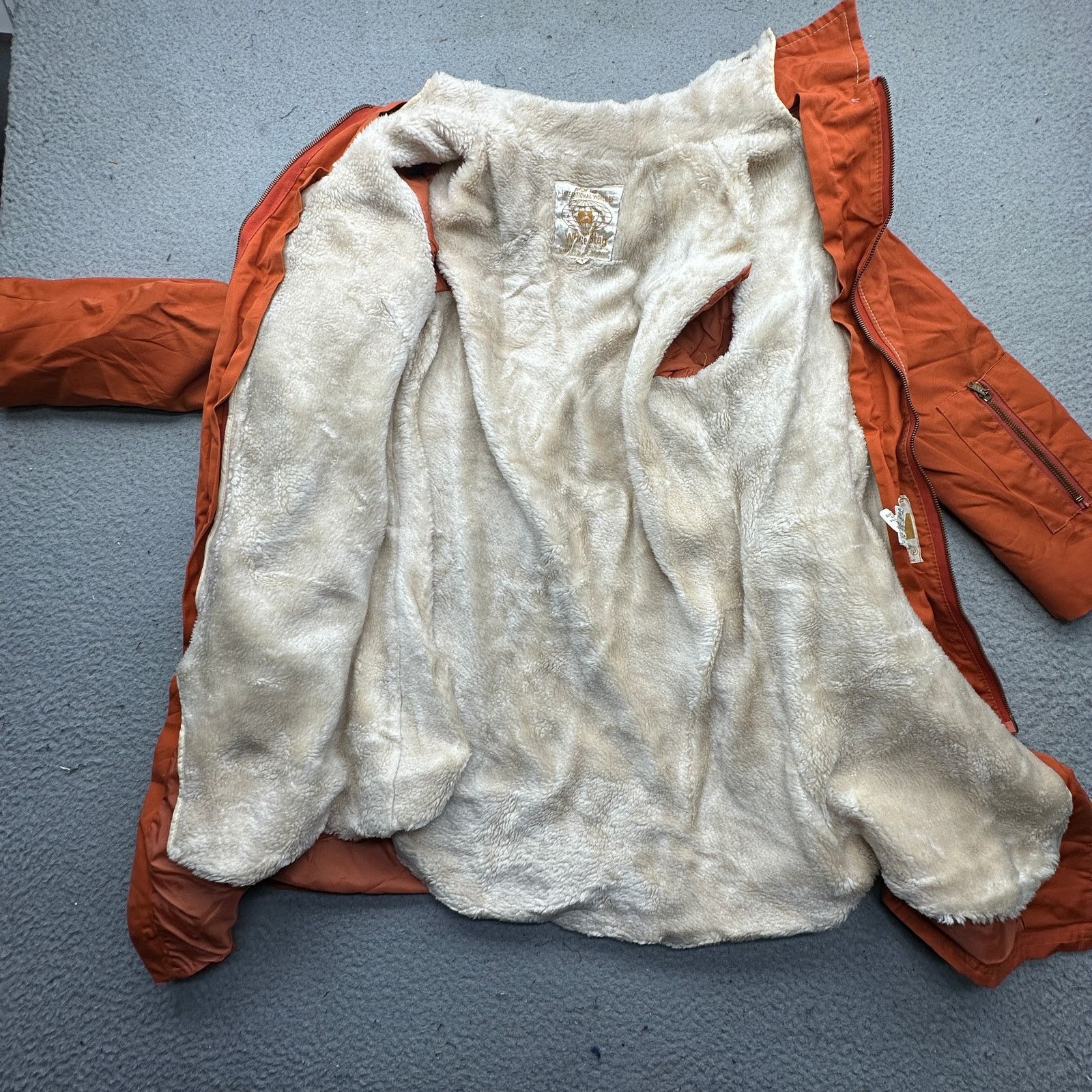 Other Vintage 70s White Stag Faux Fur Lined Coat Jacket Women 10 M Size M / US 6-8 / IT 42-44 - 9 Thumbnail