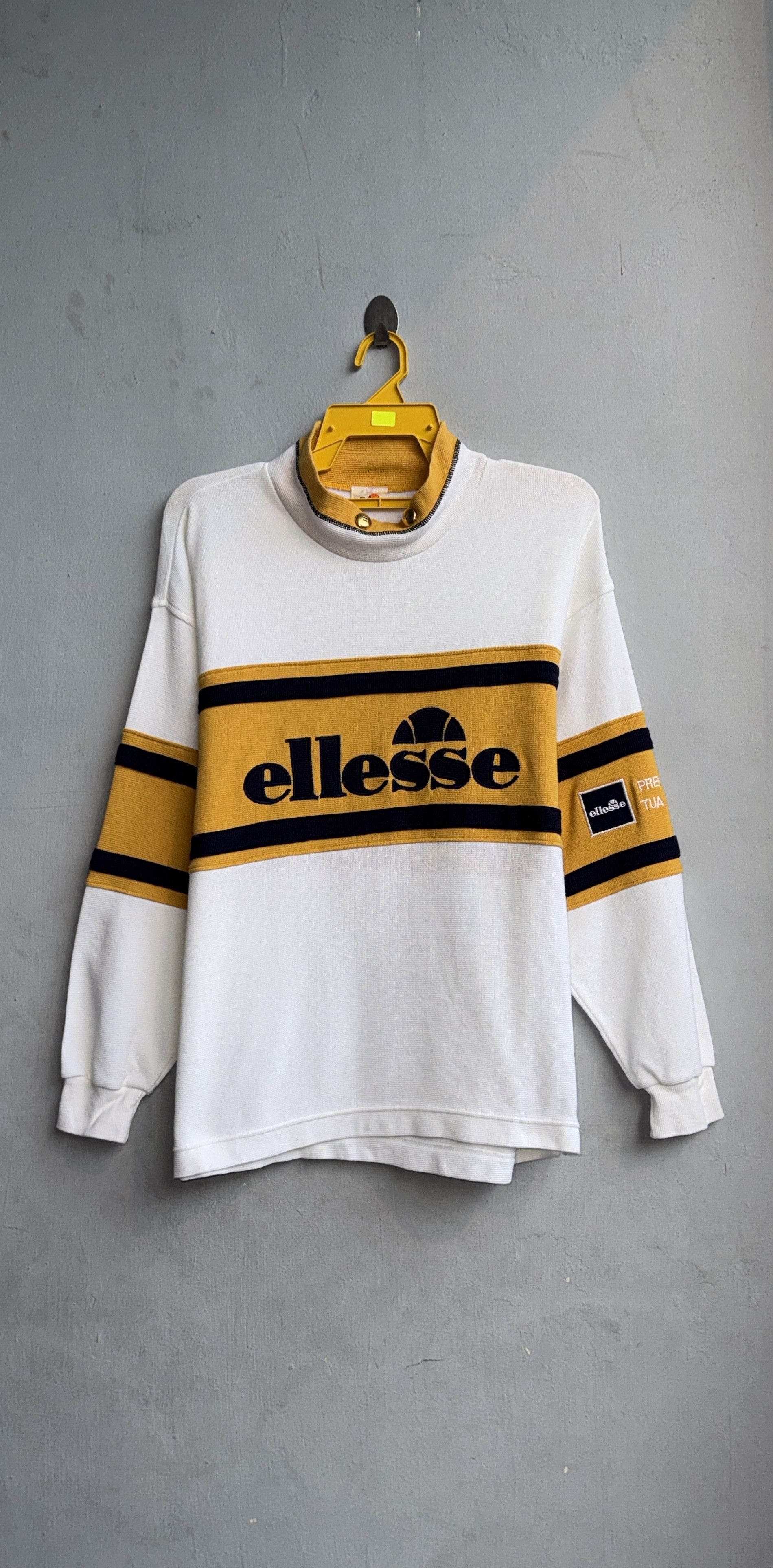 Ellesse Ellesse Spellout Long Sleeve Shirt Size US L / EU 52-54 / 3 - 1 Thumbnail
