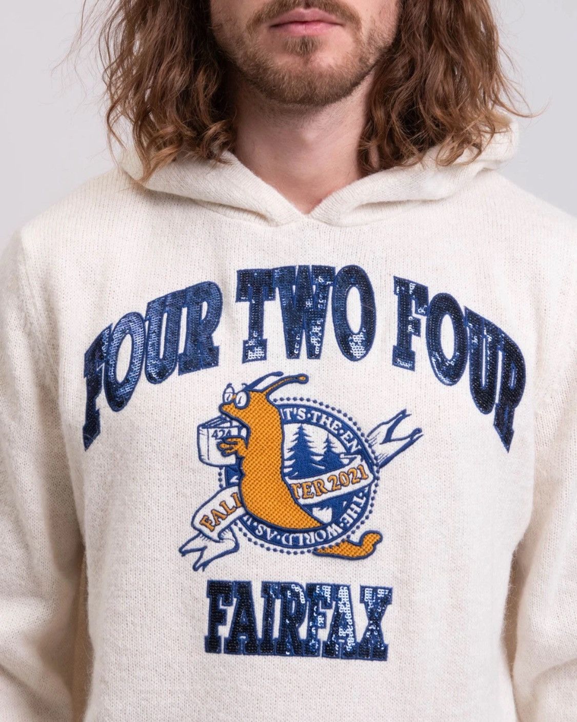 424 424 fairfax wool knit hoodie Size US L / EU 52-54 / 3 - 9 Thumbnail