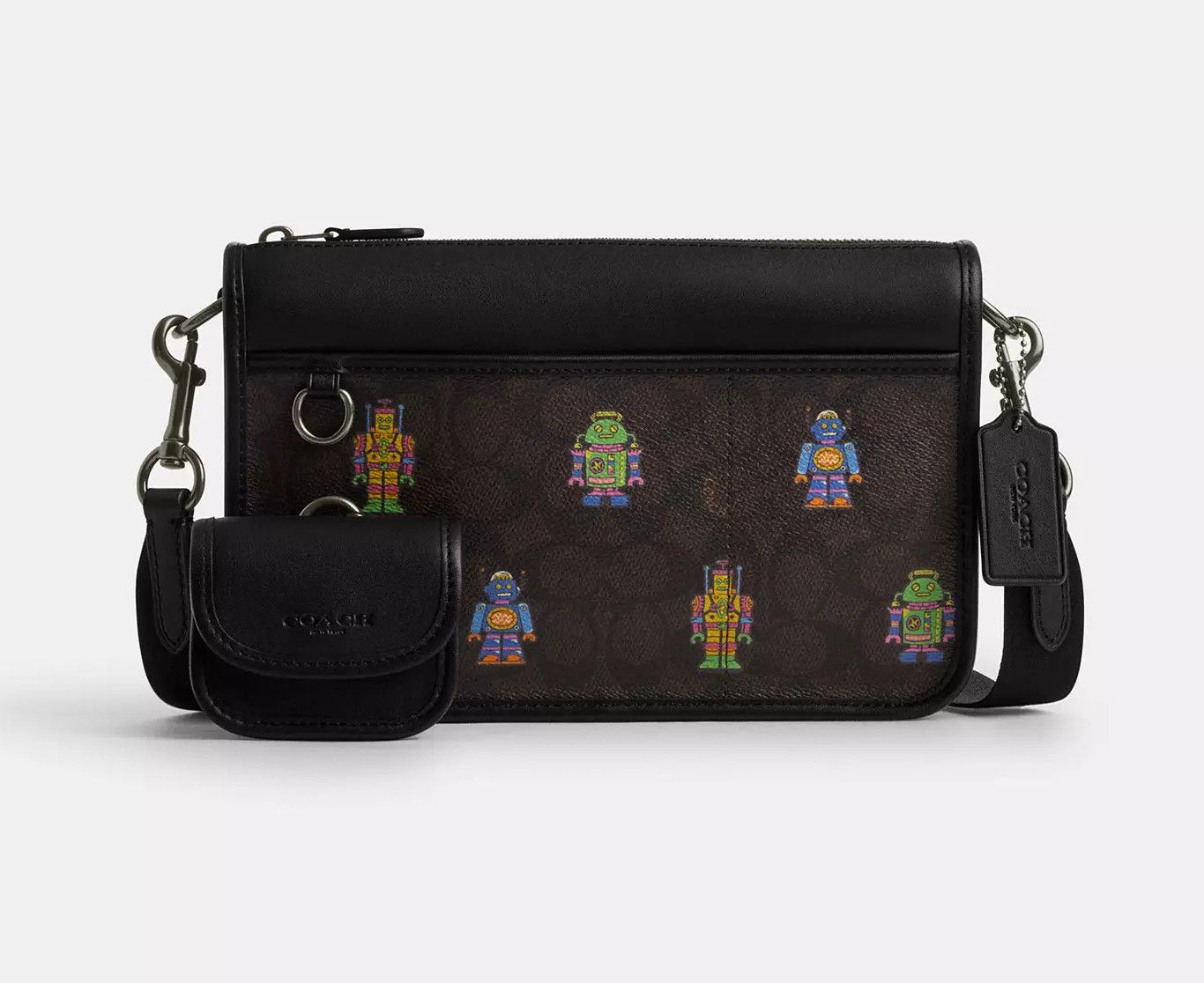 Coach Cosmic Coach Heritage Convertible Crossbody With Robot CW341 Size ONE SIZE - 7 Thumbnail