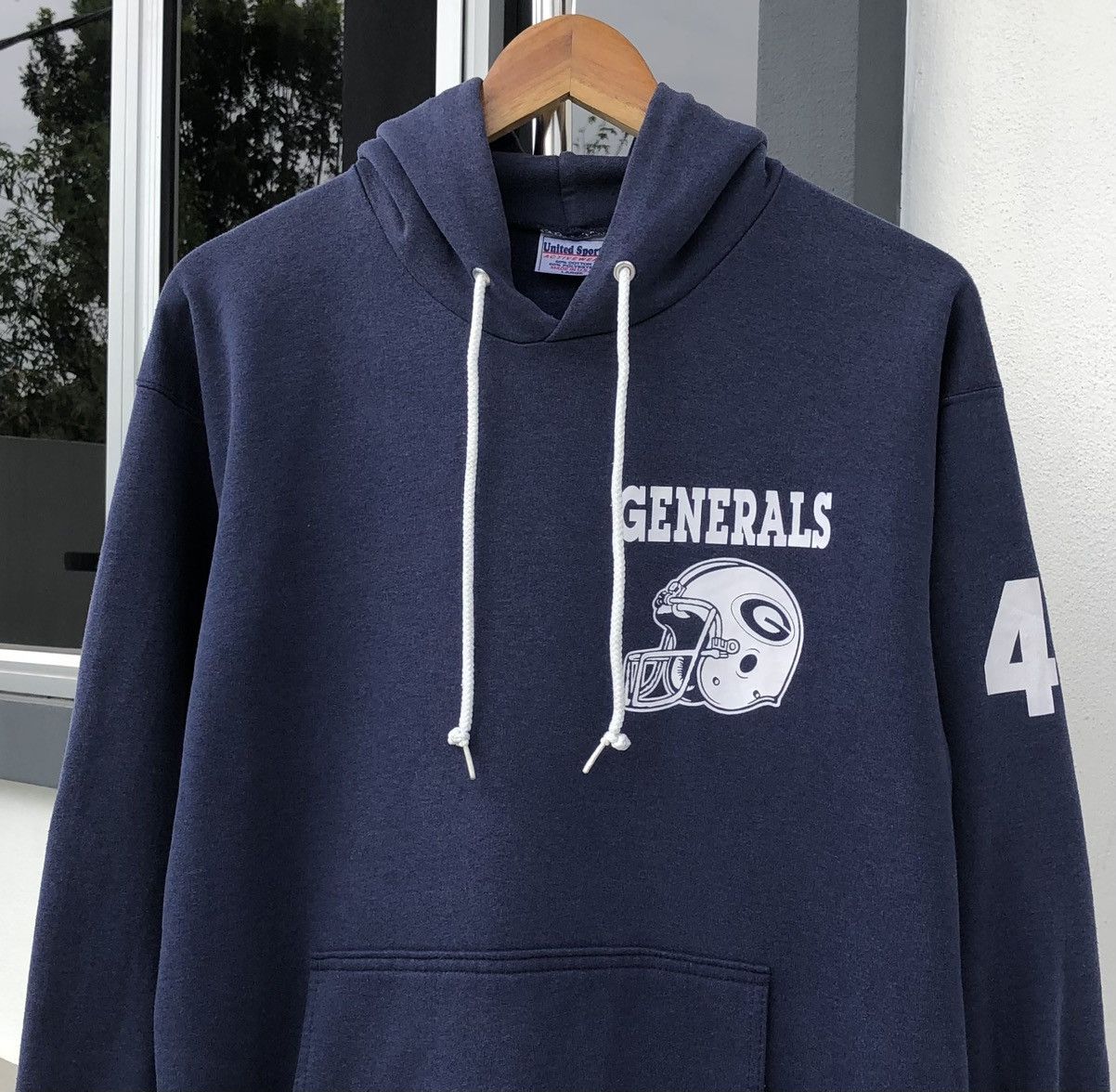 Vintage Vintage Hoodie Pull Over General Big Logo Sweatshirt Size US M / EU 48-50 / 2 - 3 Thumbnail