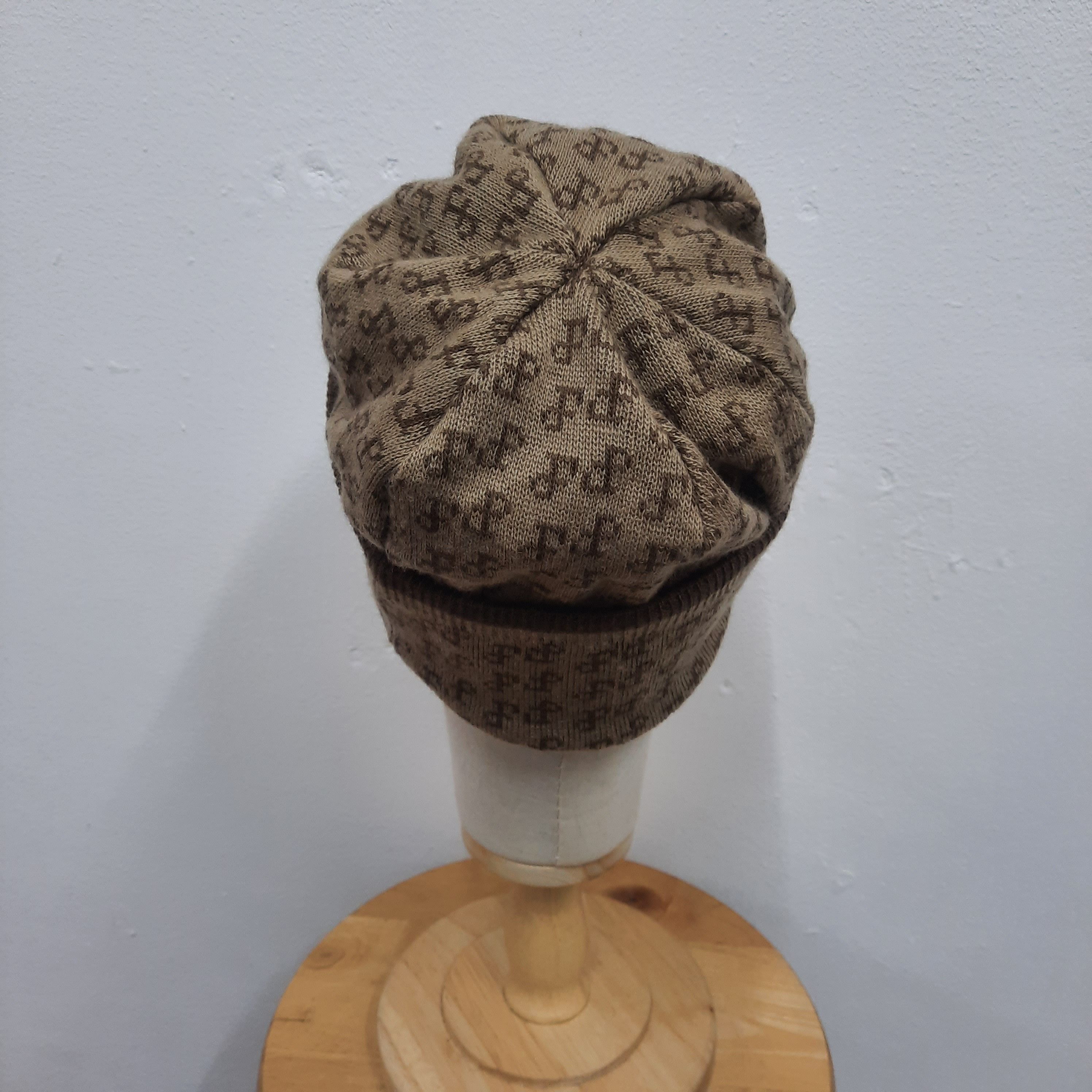 Japanese Brand 🔥Private label monogram zipper beanie hat Size ONE SIZE - 3 Thumbnail