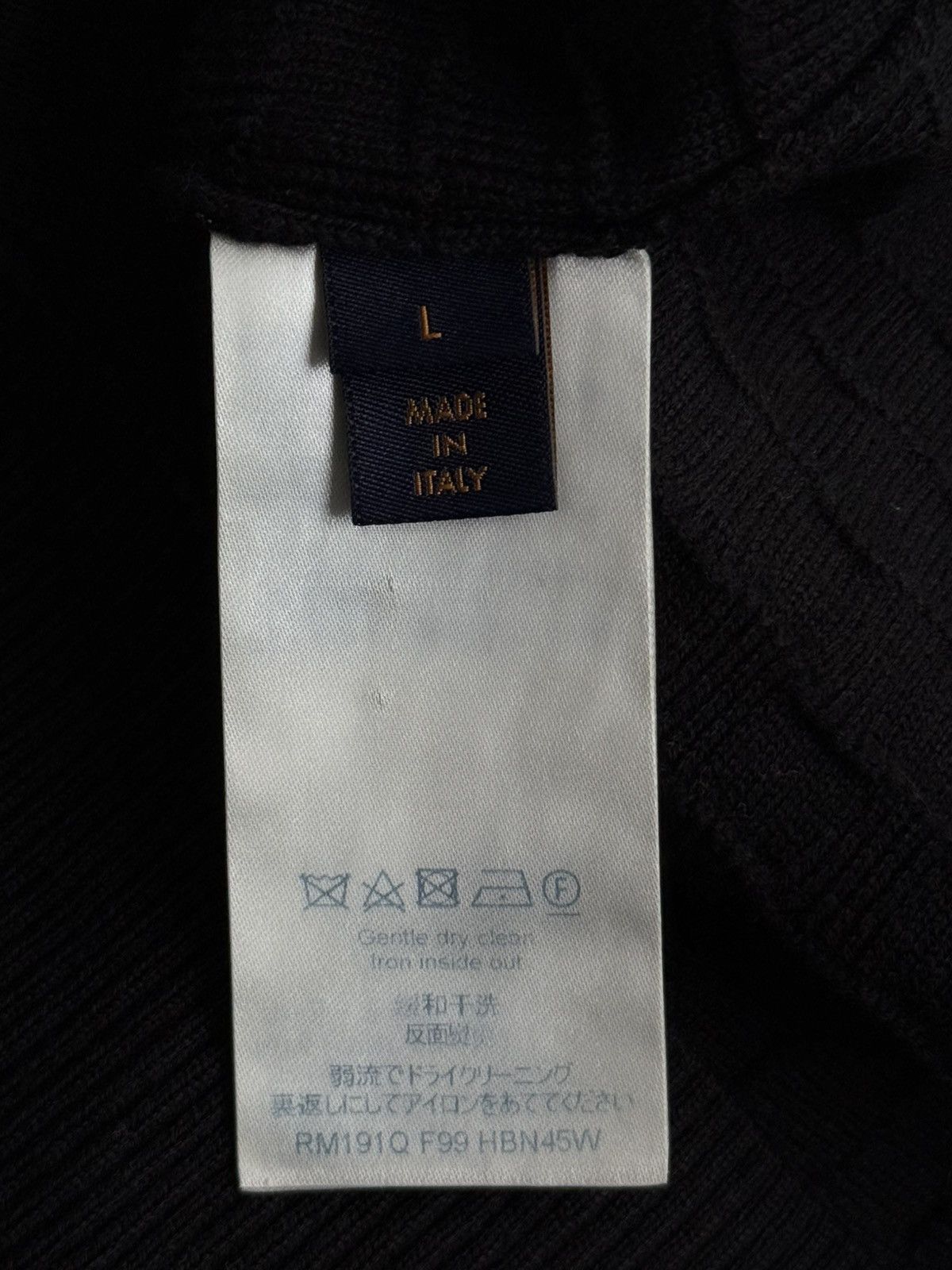 Louis Vuitton Louis Vuitton - Black Damier Crewneck Size US L / EU 52-54 / 3 - 9 Thumbnail
