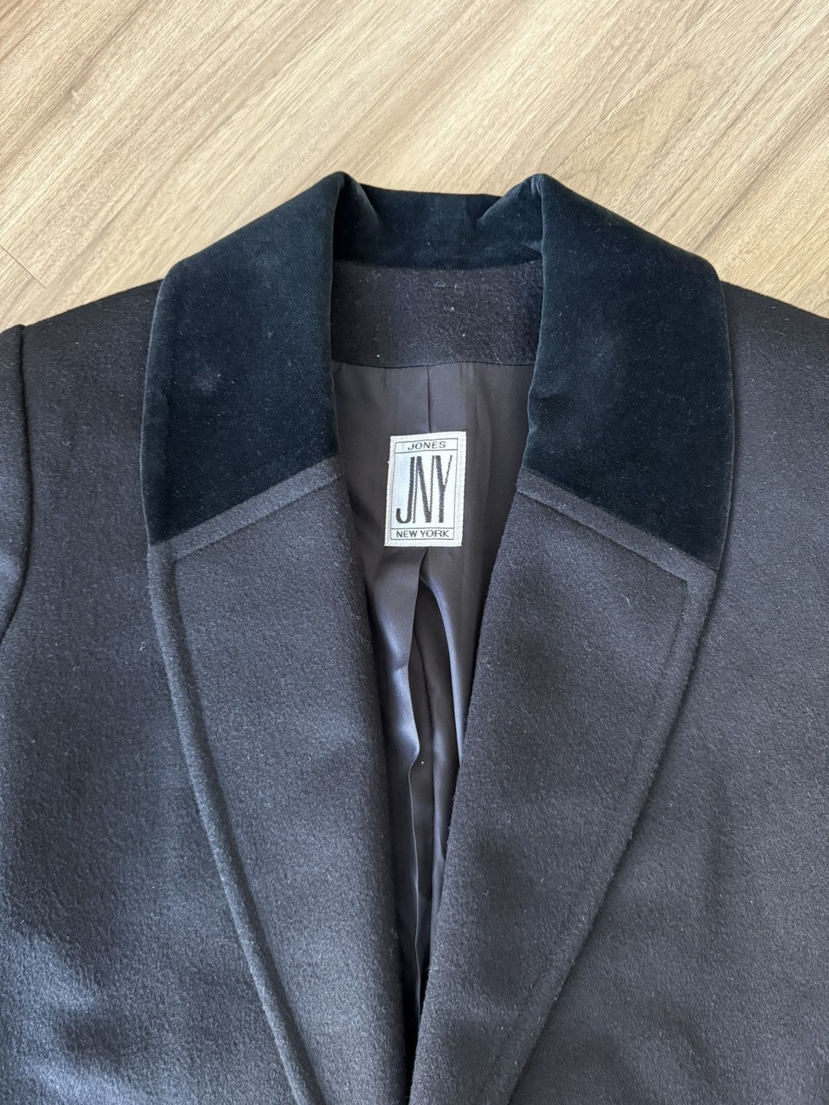 Jones New York Vintage 90s Jones New York Wool Peacoat Size L / US 10 / IT 46 - 4 Thumbnail