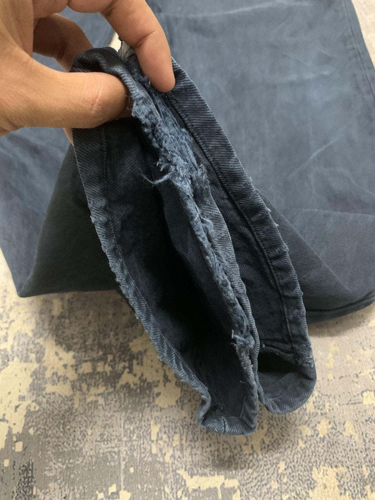 Levi's Levi’s 501 Super Black Y2K Distressed Denim Size US 38 / EU 54 - 6 Thumbnail
