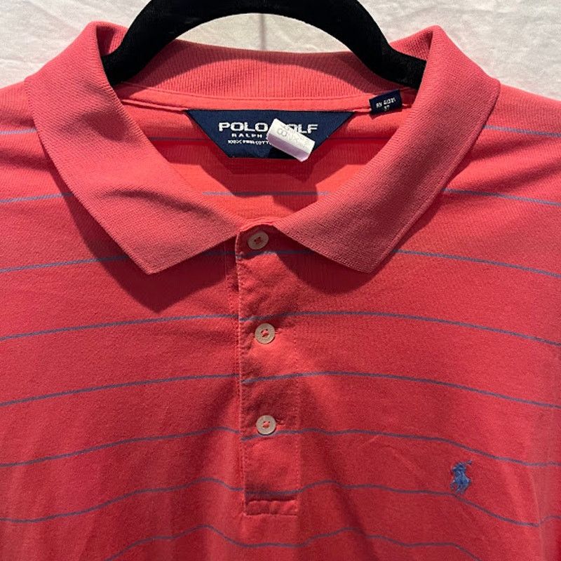 Ralph Lauren Polo Golf Ralph Lauren Shirt Watermelon Blue Stripe Mens XL Size US XL / EU 56 / 4 - 3 Thumbnail