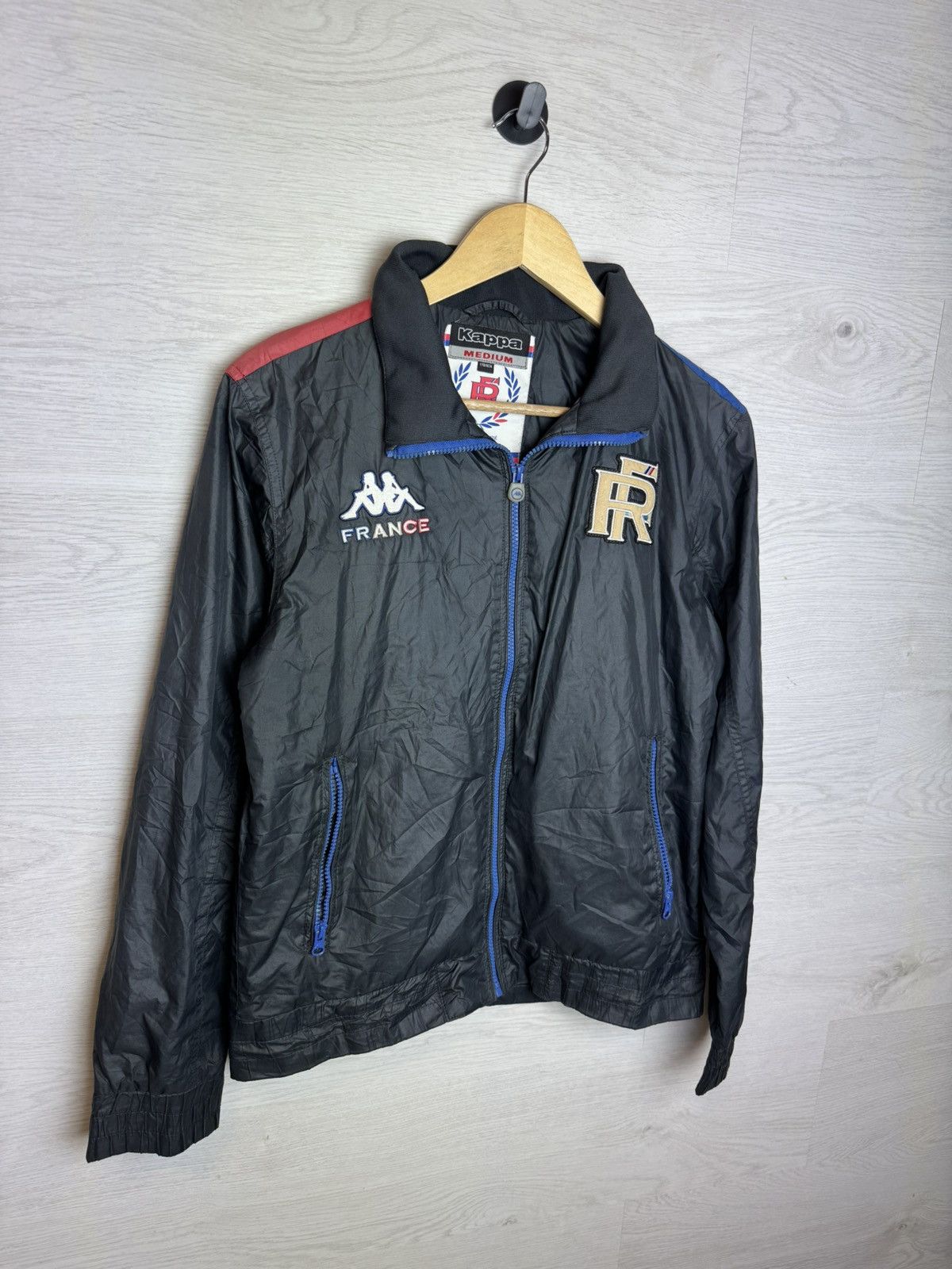 Kappa France Kappa Track Top Windbreaker Size US M / EU 48-50 / 2 - 1 Thumbnail