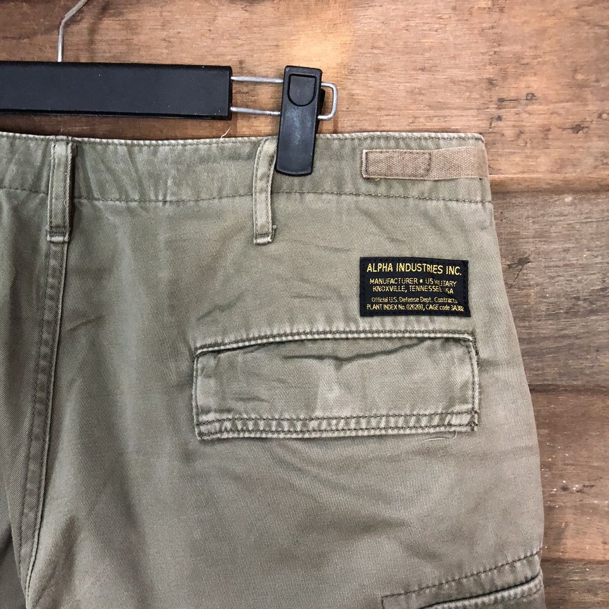 Alpha Industries DL Alpha Industries Brown Cargo Multipocket Pants #S2786 Size US 32 / EU 48 - 15 Thumbnail