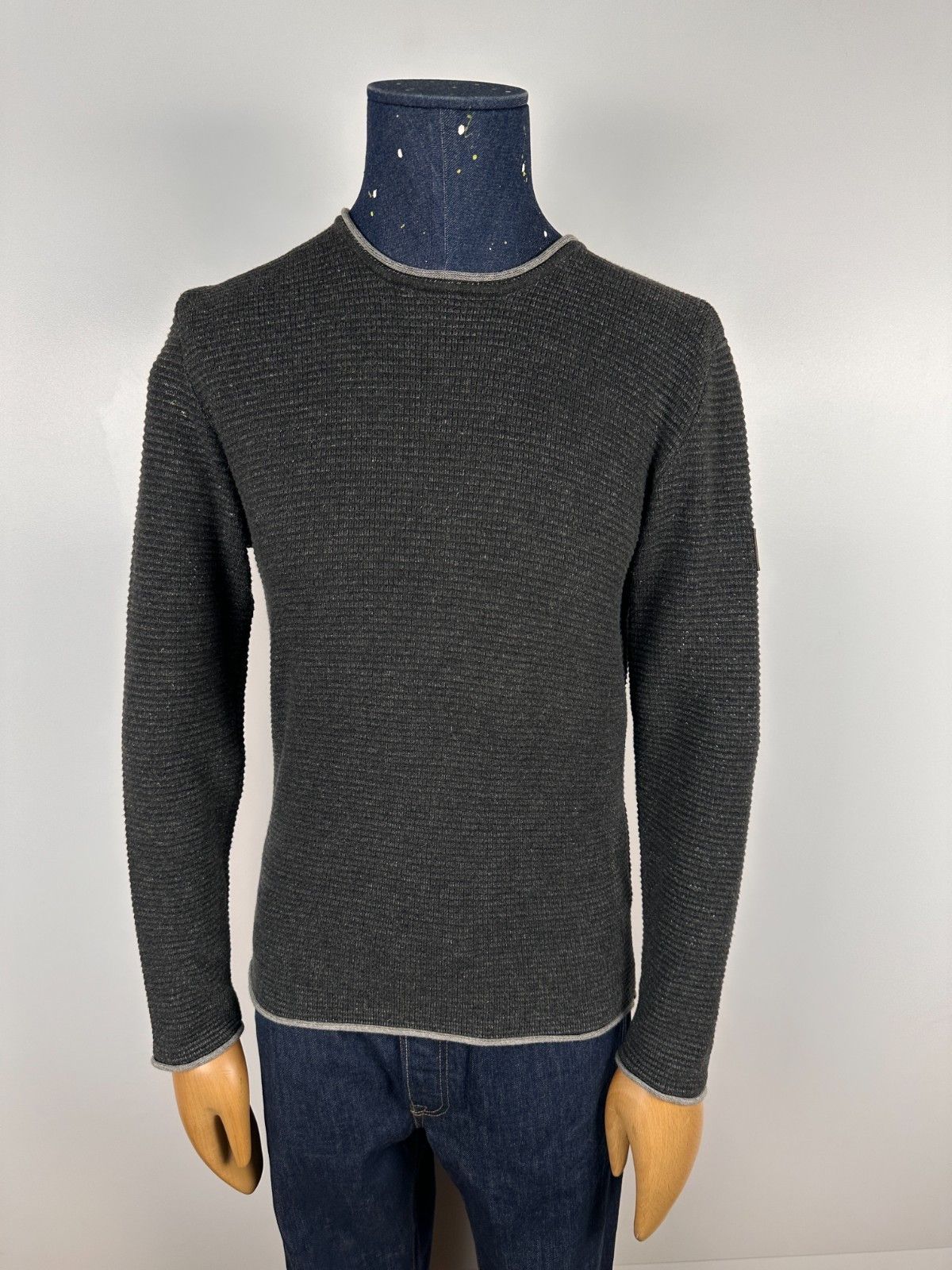 Armani Armani Jeans Men's Grey Knited Pullover Sweater Size L Size US L / EU 52-54 / 3 - 1 Thumbnail