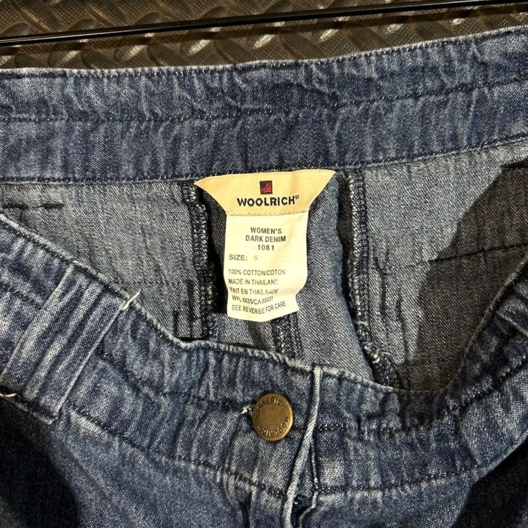 Vintage VINTAGE Woolrich Jeans Denim Blue 1081 Wide Leg Cropped Size 6 Womens Pants Size 28" / US 6 / IT 42 - 4 Thumbnail