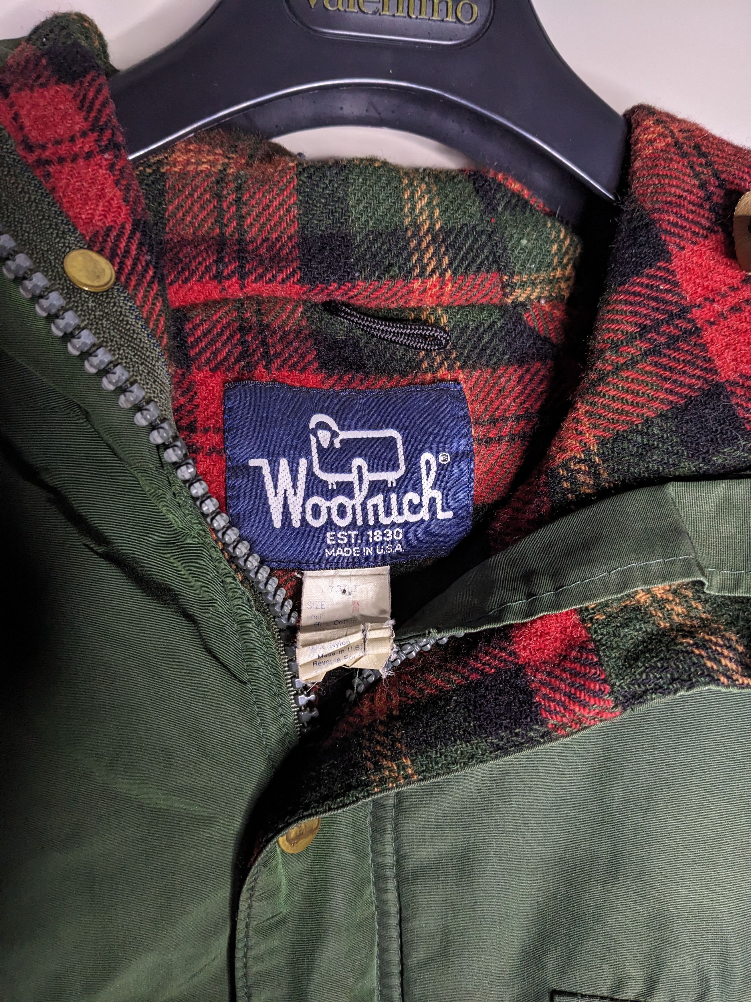Woolrich Woolen Mills VTG Woolrich Mountain Parka Jacket Medium Nylon Wool Plaid Size US M / EU 48-50 / 2 - 11 Thumbnail