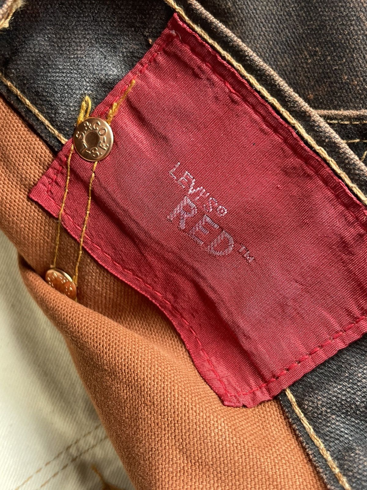 Levi's Vintage & Rare Levis Red Narrow Pant Size US 30 / EU 46 - 18 Thumbnail