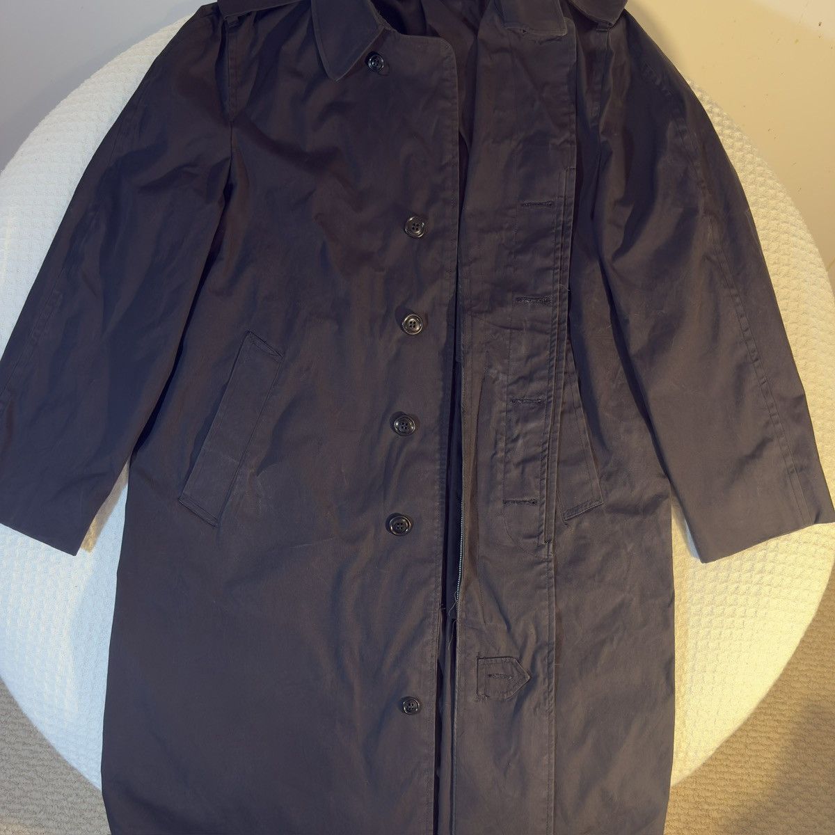 Other Vintage Black Trench Coat w/ Removable Liner | Size 40R Size US S / EU 44-46 / 1 - 2 Thumbnail