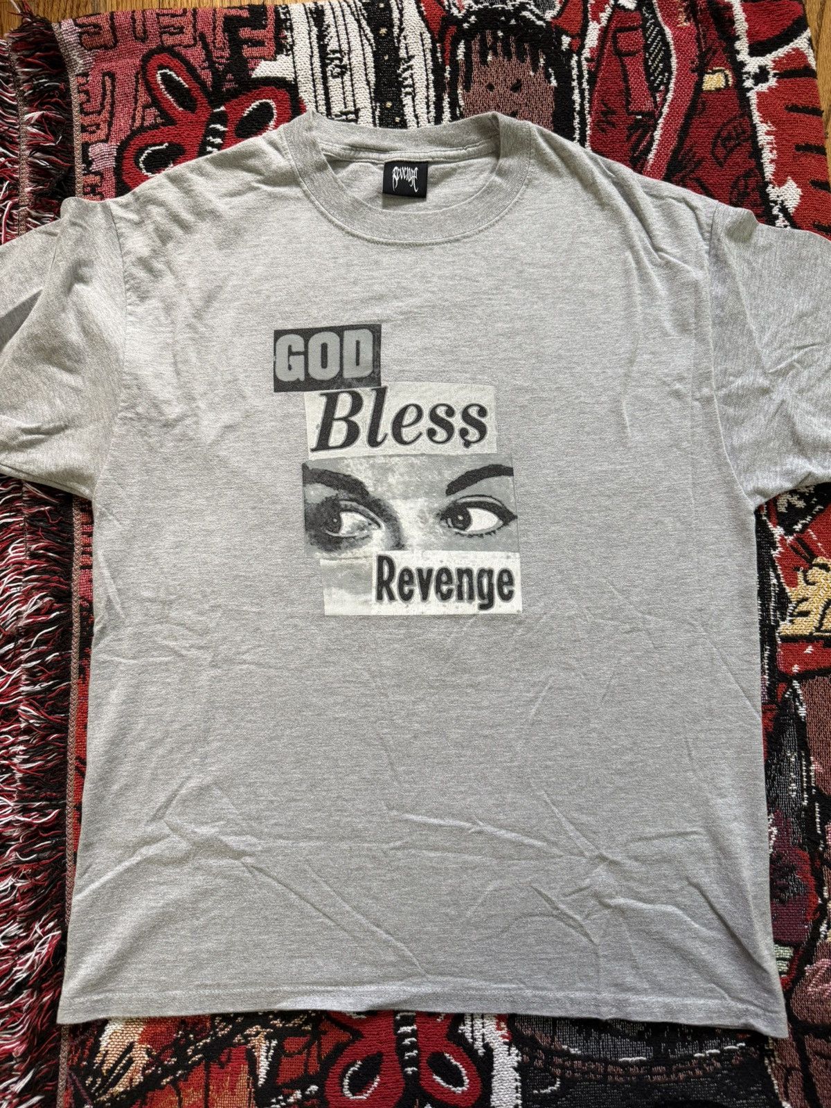 Revenge Revenge - god bless tee Size US L / EU 52-54 / 3 - 2 Thumbnail