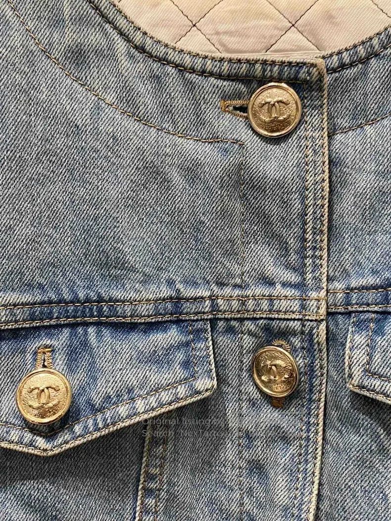 Chanel Chanel 20-year-old four-pocket denim jacket Size XXS / US 00 / IT 34 - 3 Thumbnail