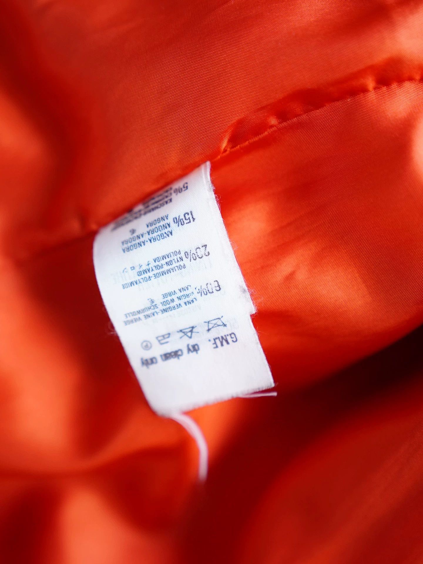 Ferre Ferre Orange Wool-Cashmere Oversized Bathrobe Coat Size XS / US 0-2 / IT 36-38 - 5 Thumbnail