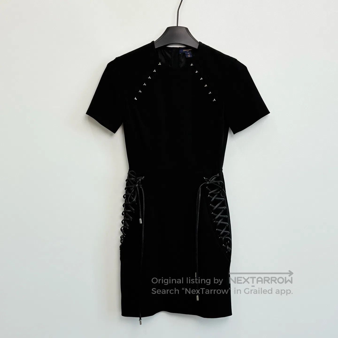 Other Louis Vuitton Black Side-Tie Short Sleeve Dress| Size XXS / US 00 / IT 34 - 1 Thumbnail
