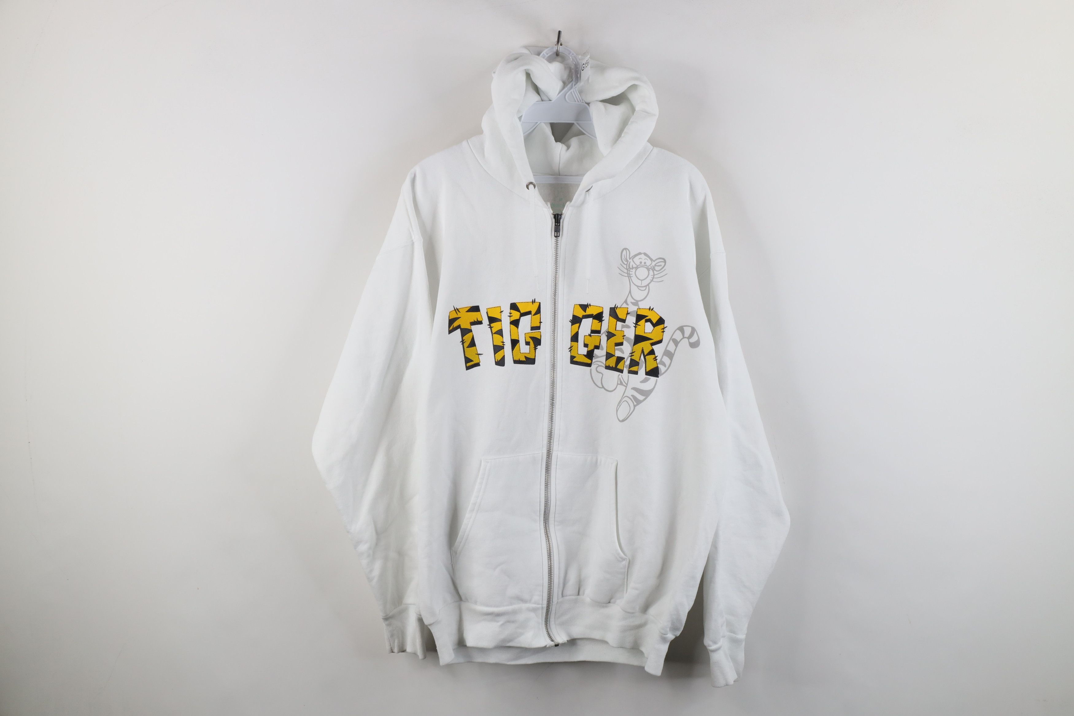 Disney Vintage Disney Winnie the Pooh Tigger Full Zip Hoodie White Size US S / EU 44-46 / 1 - 1 Thumbnail