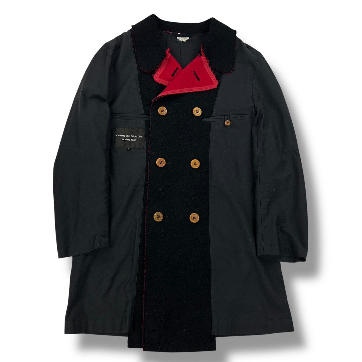 Comme des Garcons Homme Plus Comme des Garçons Homme Plus AW02 Inside Out Coat Size US M / EU 48-50 / 2 - 2 Thumbnail