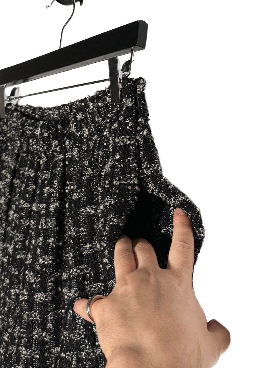 Chanel Chanel Pre-FW13 Black White Pleated Tweed Skirt Size 28" / US 6 / IT 42 - 8 Thumbnail