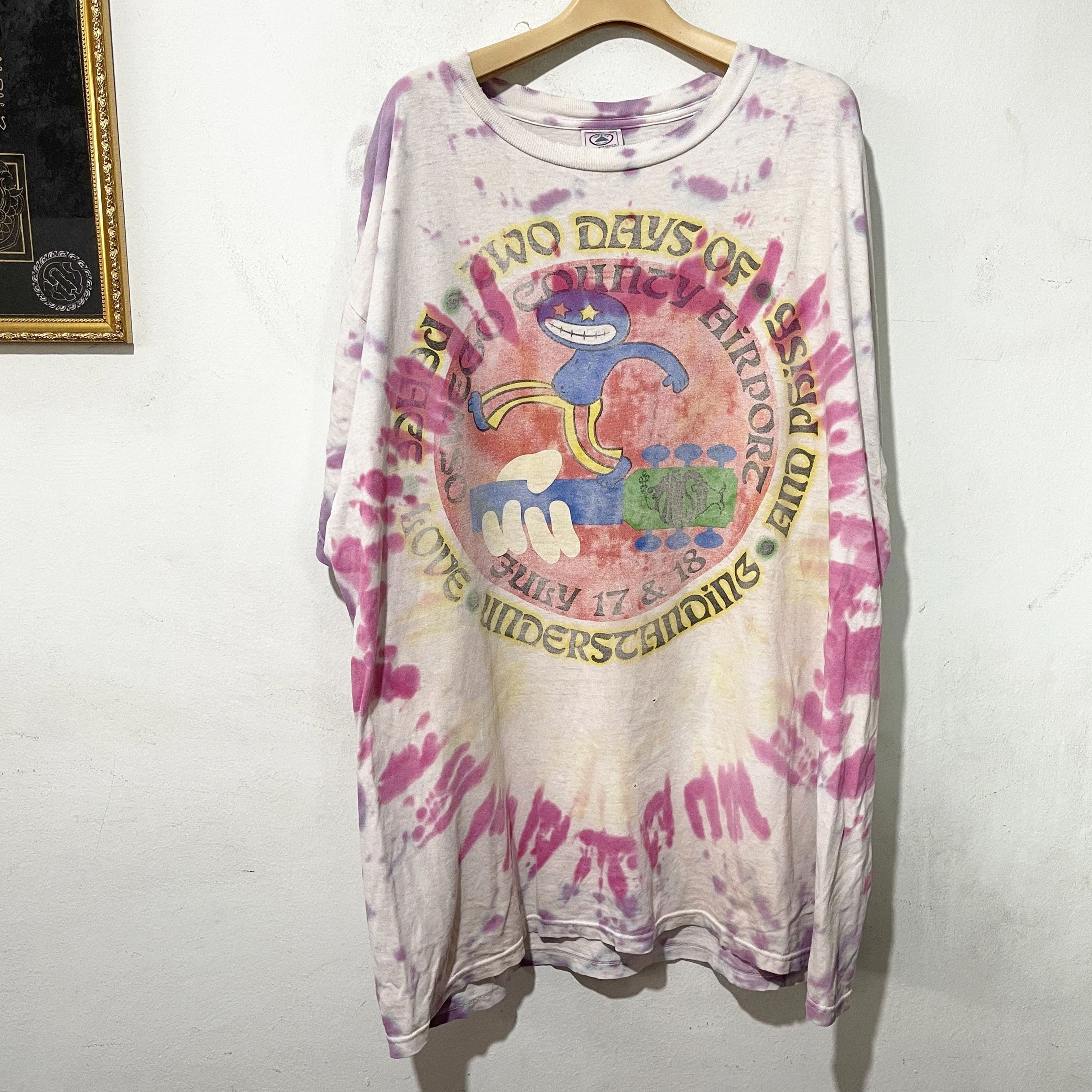 Band Tees Vintage 90s Phish Tour Tie Dye Shirt Size US XL / EU 56 / 4 - 1 Thumbnail
