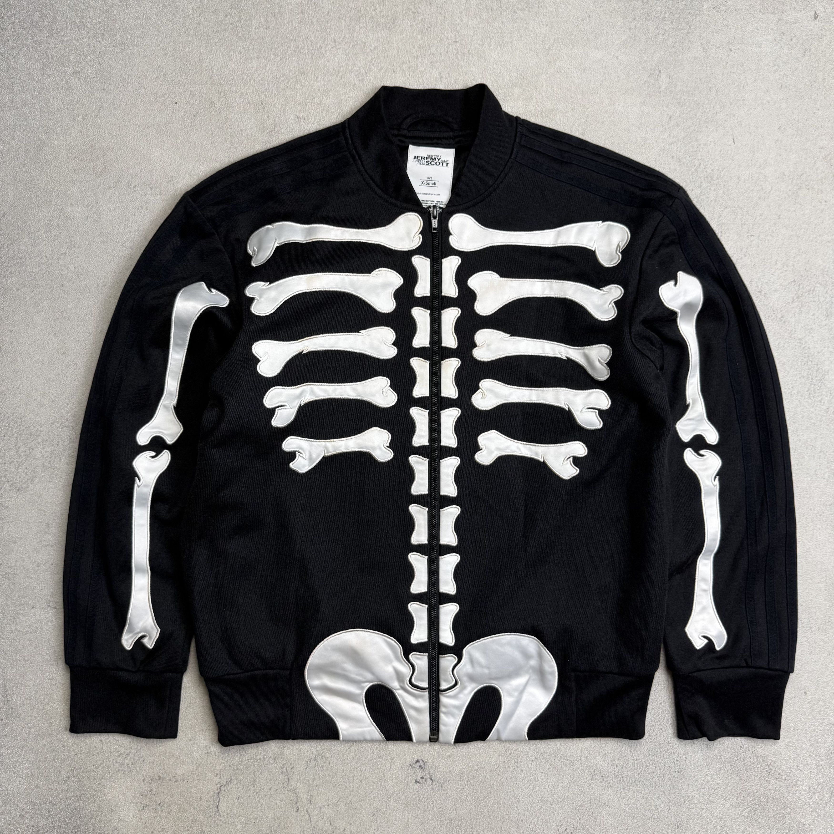 い*お様  jeremy scott スケルトン　ボーン　 レントゲ Adidas × Jeremy Scott Jeremy Scott x Adidas X-RAY skeleton jacket