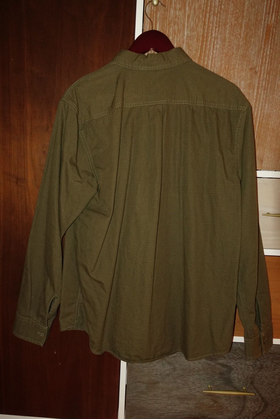Poler Poler Stuff men’s green button up shirt woven casual fishing Size US L / EU 52-54 / 3 - 2 Thumbnail