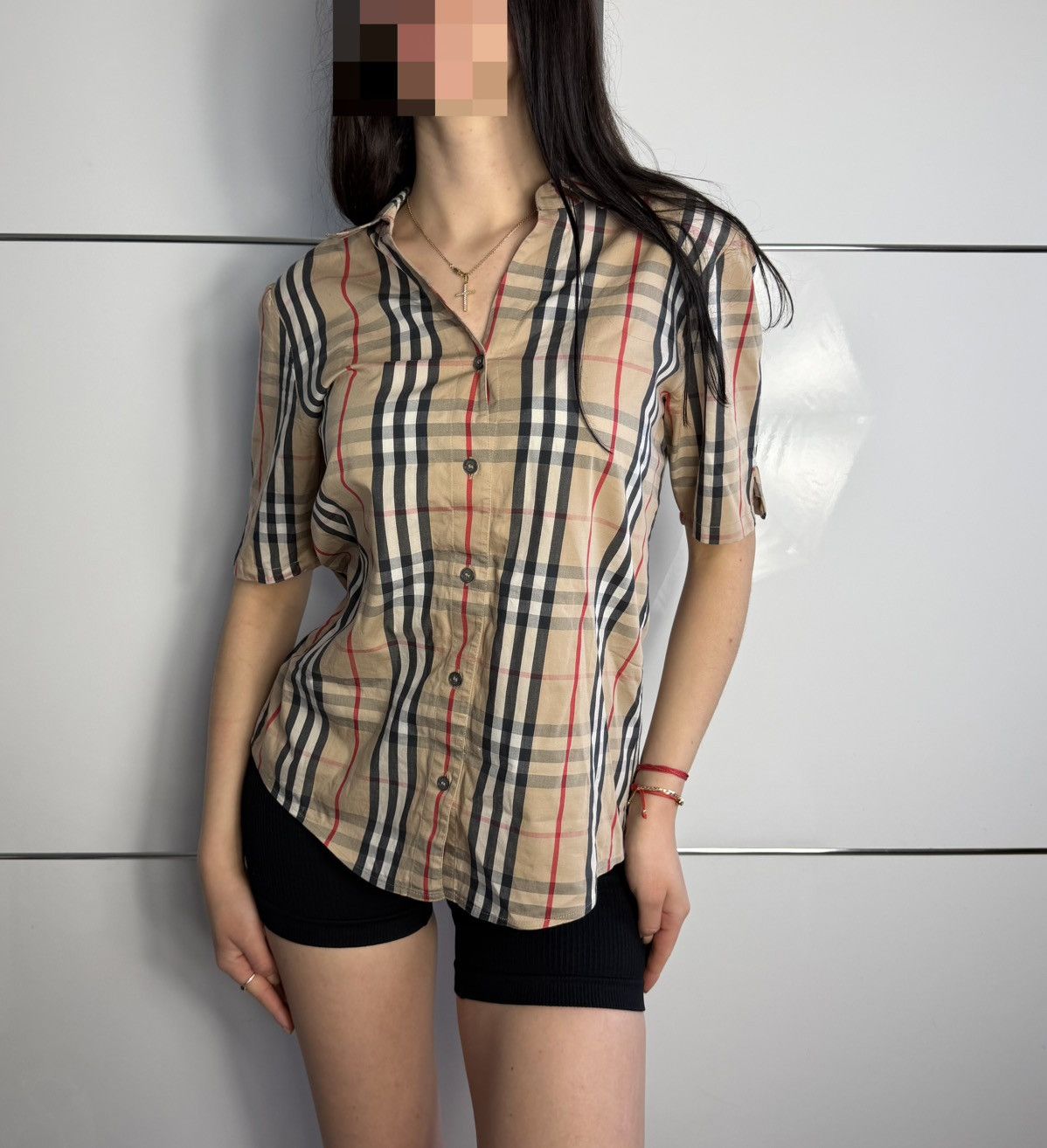 Burberry Beautiful Burberry Brit Checked. 93% Cotton, 3% Elastane Size M / US 6-8 / IT 42-44 - 1 Thumbnail