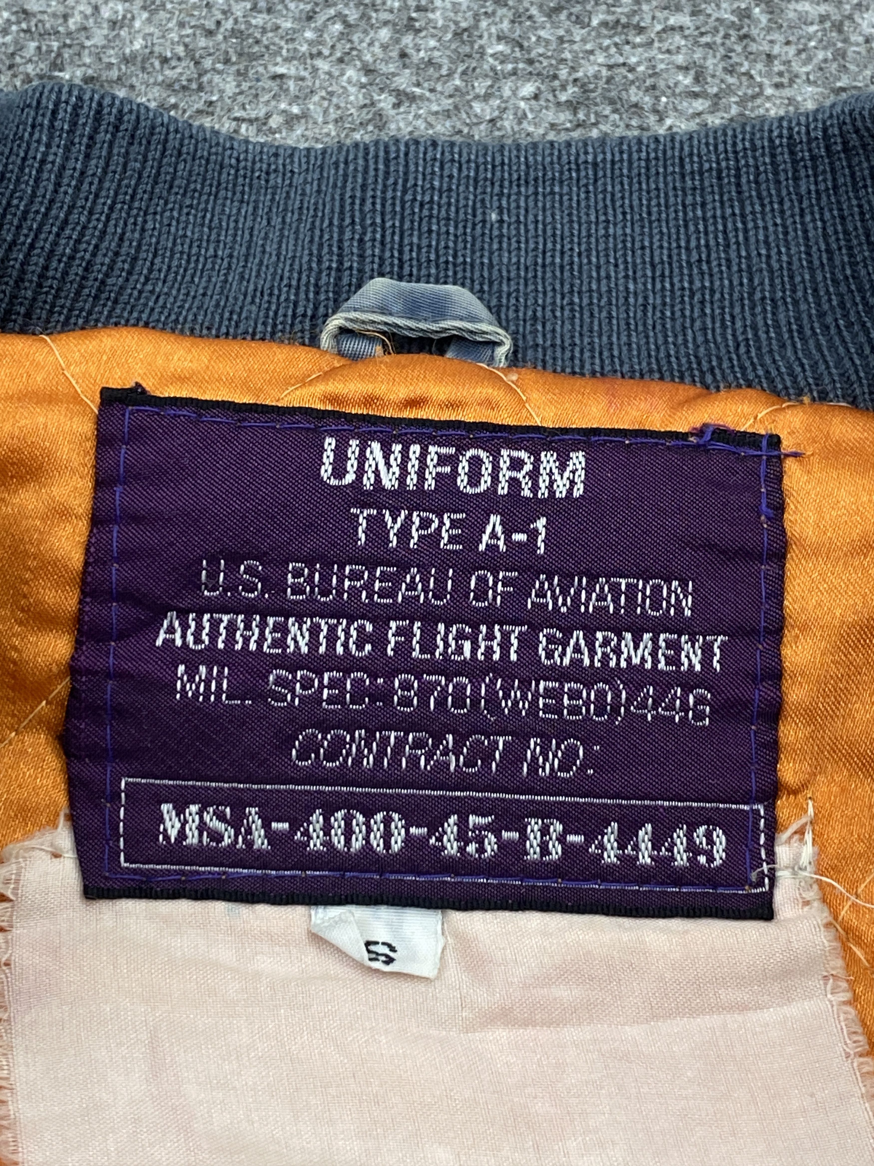 Other Vintage Military Air Force Bomber Flying Jacket MJ0099Z Size US S / EU 44-46 / 1 - 5 Thumbnail