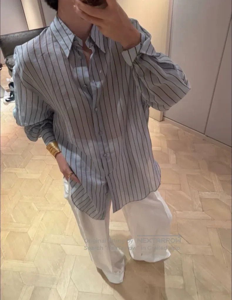 Brunello Cucinelli Brunello Cucinelli Striped shirt Size XS / US 0-2 / IT 36-38 - 2 Thumbnail