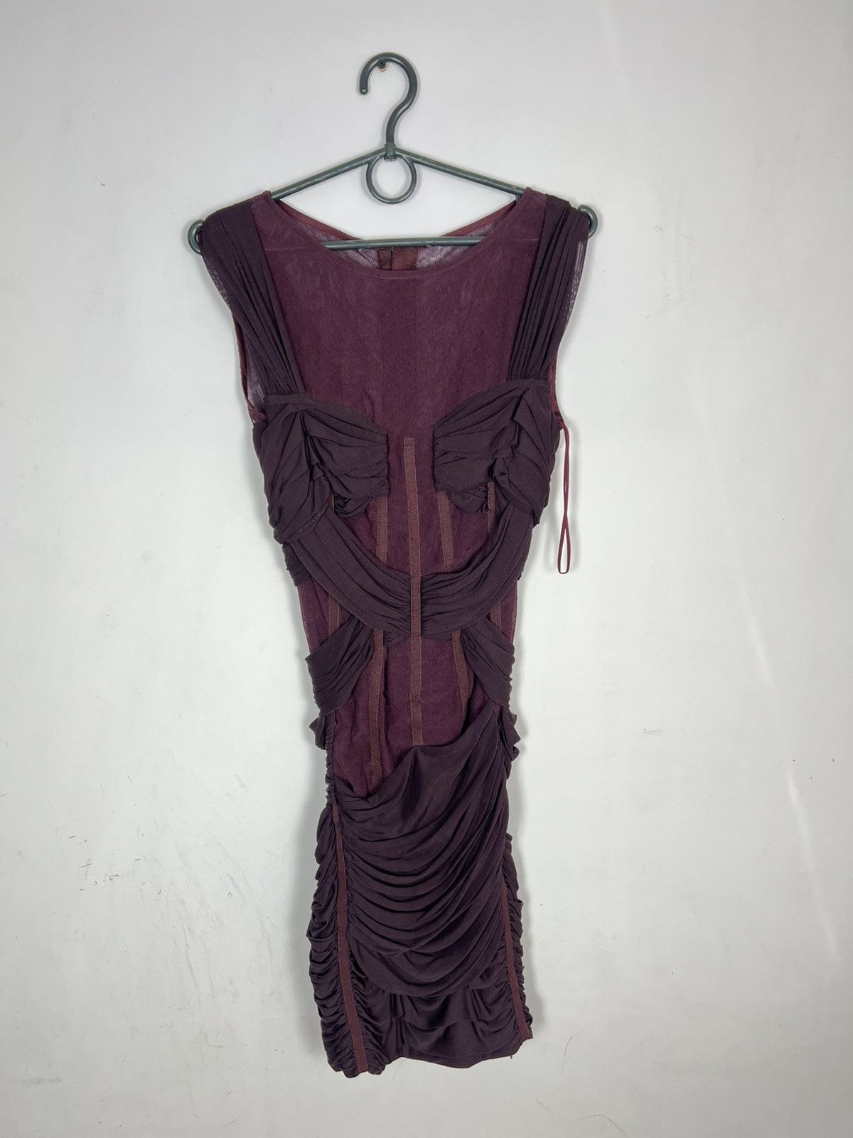 Dolce&Gabanna Corset Cutout Panels Silk Mini Dress