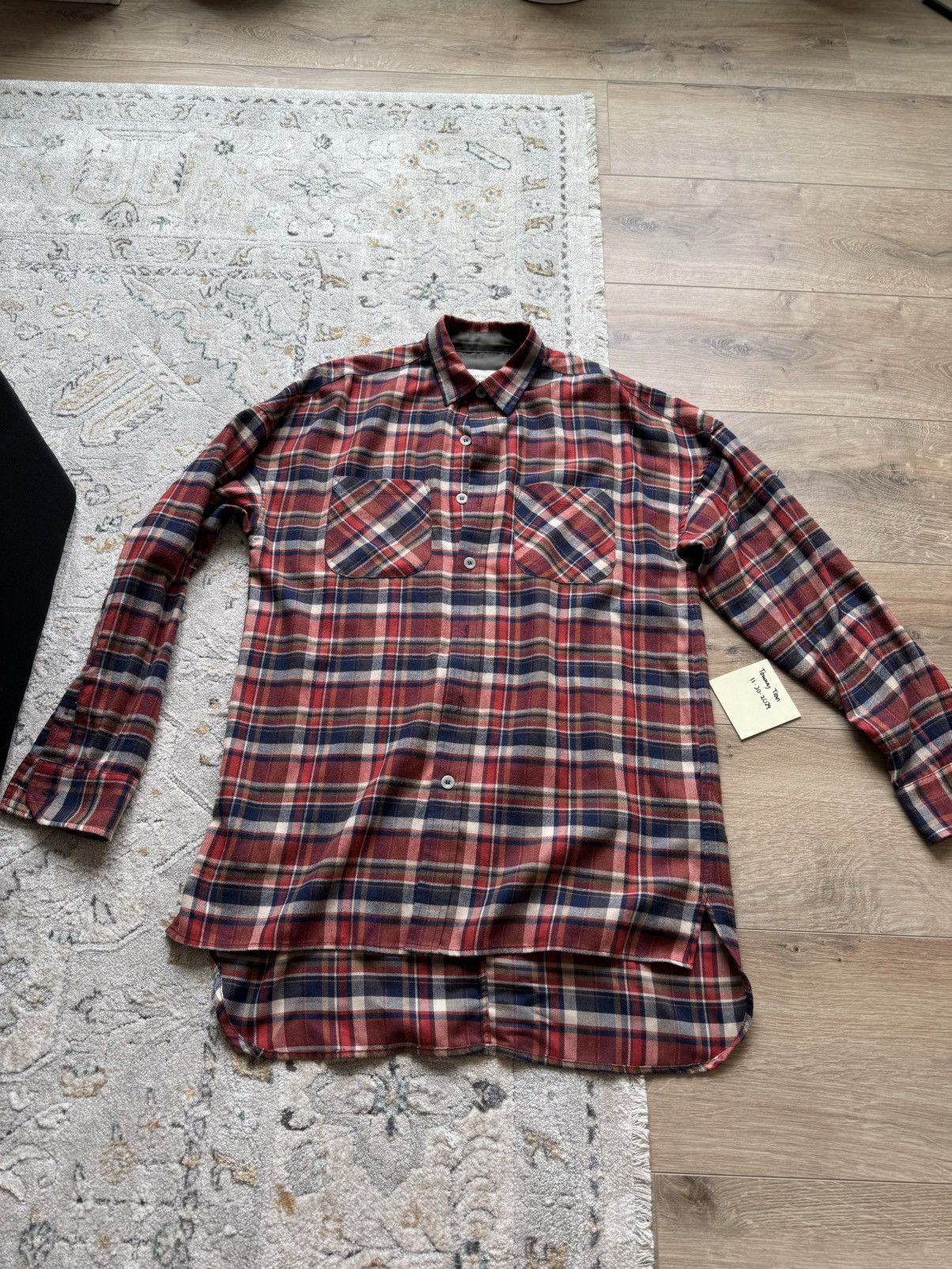 Fear of God Fourth collection flannel size medium | Grailed 