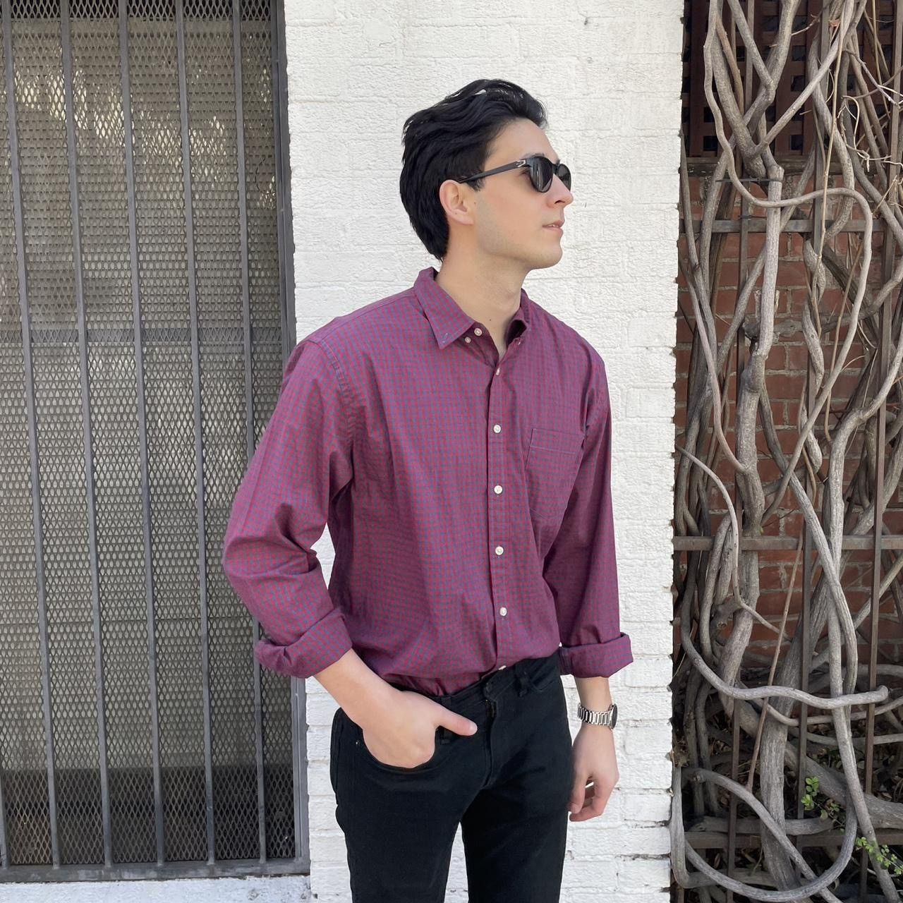 Carhartt × Sonoma × Zara Sonoma men’s burgundy plaid button up shirt sz XXL Size US XXL / EU 58 / 5 - 1 Thumbnail