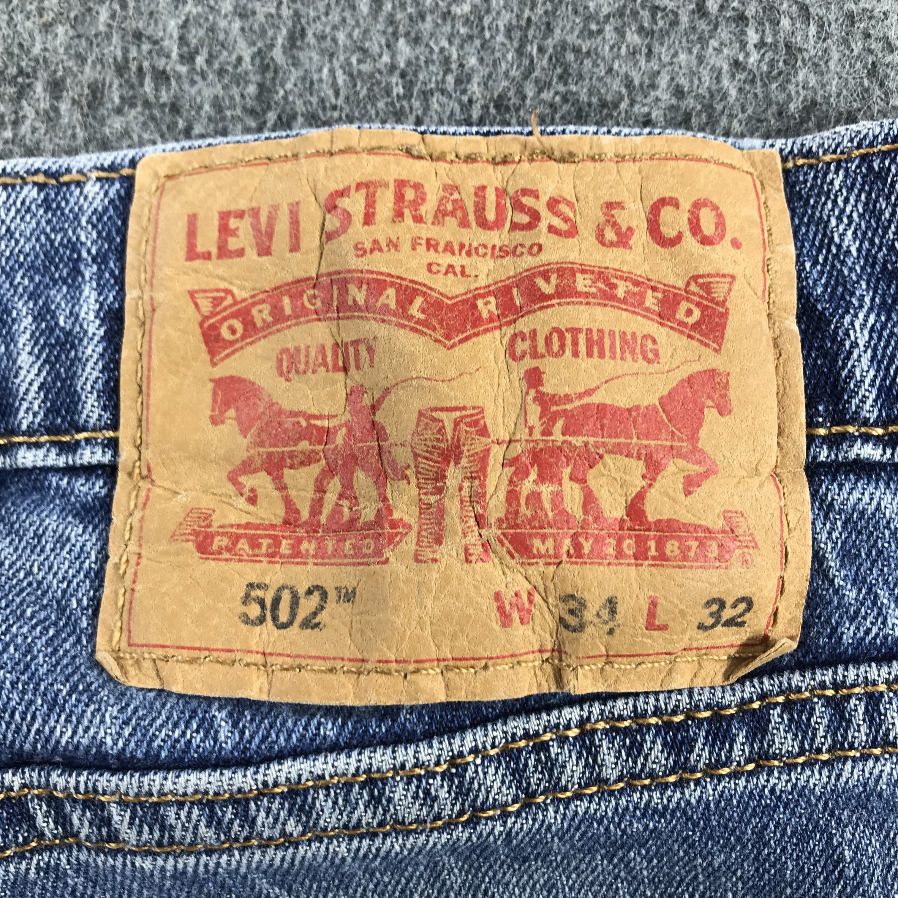 Levi's Vintage Levis 502 Jeans Faded Blue Denim KJ3446 Size US 34 / EU 50 - 5 Thumbnail