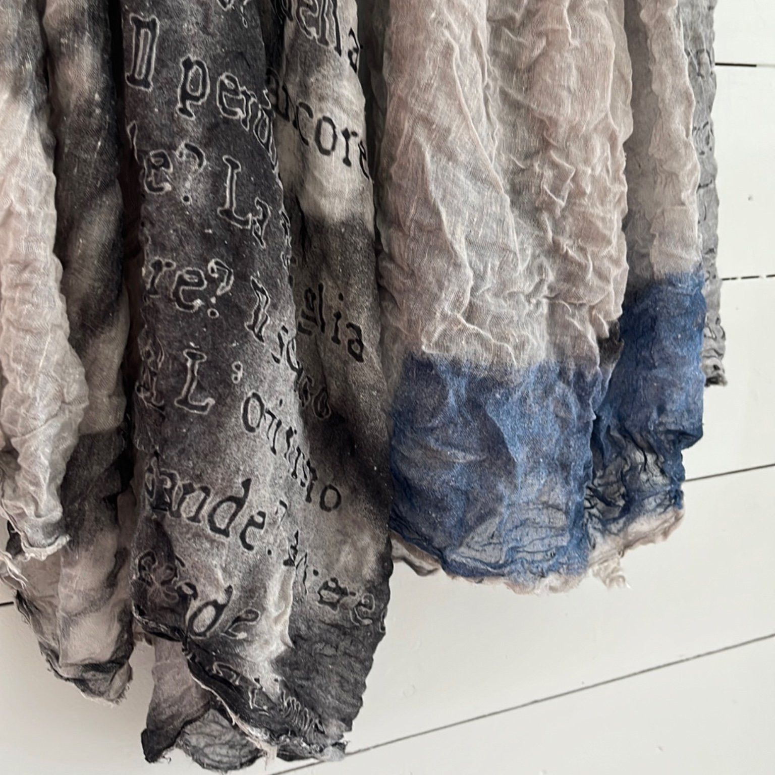 Faliero Sarti Silk/Modal "A Mother's Love" Manifesto, Mother Teresa Scarf Size ONE SIZE - 5 Thumbnail