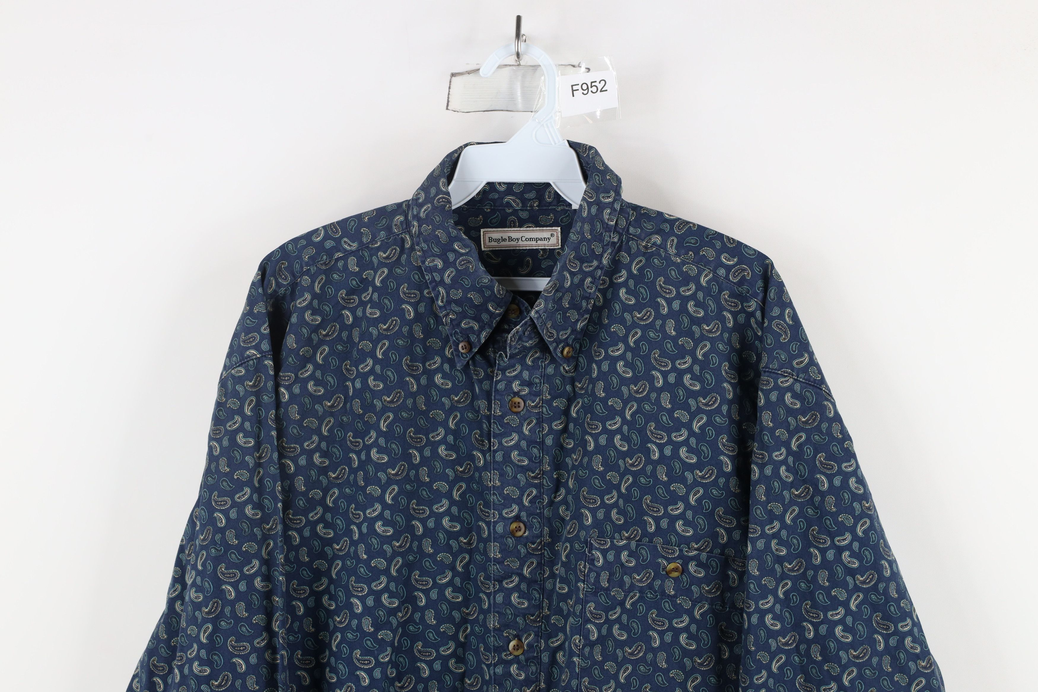 Vintage Vintage 90s Streetwear All Over Print Button Down Shirt Size US L / EU 52-54 / 3 - 2 Thumbnail
