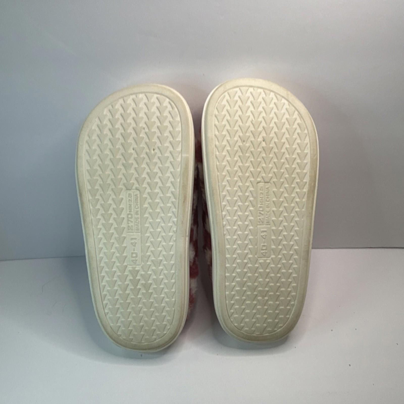 Aeropostale Aéropostale Pink White Checkered Slip-On Slippers Size 9-10 Size US 9 / IT 39 - 3 Thumbnail