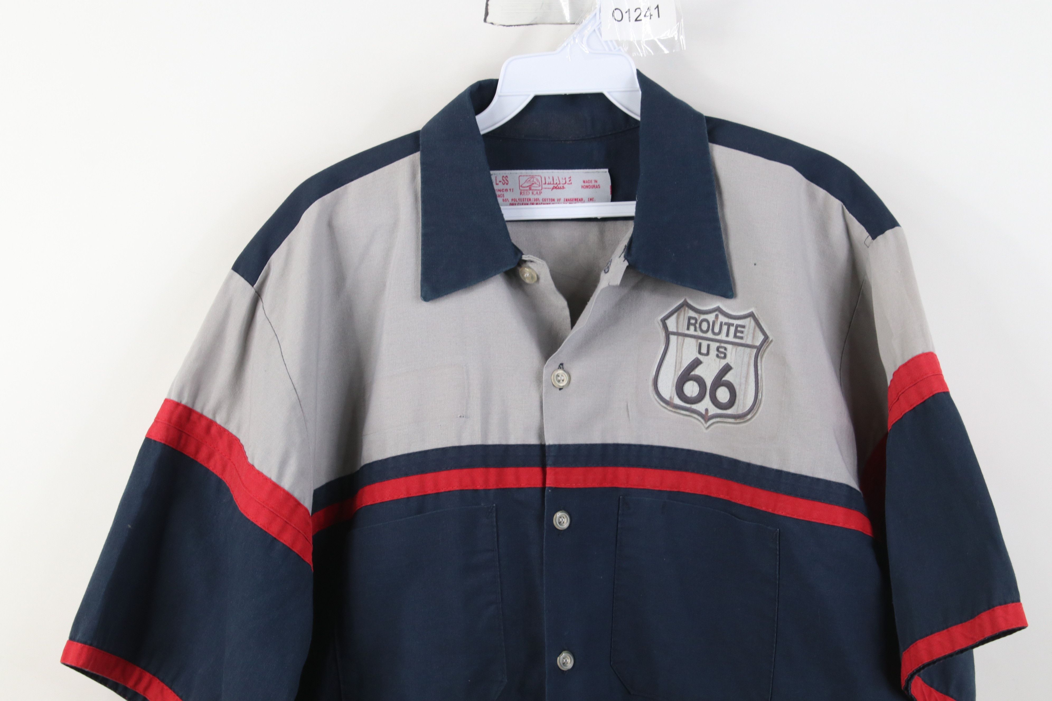 Vintage Vintage 90s Route 66 Pinup Hot Rod Mechanic Button Shirt Size US L / EU 52-54 / 3 - 2 Thumbnail