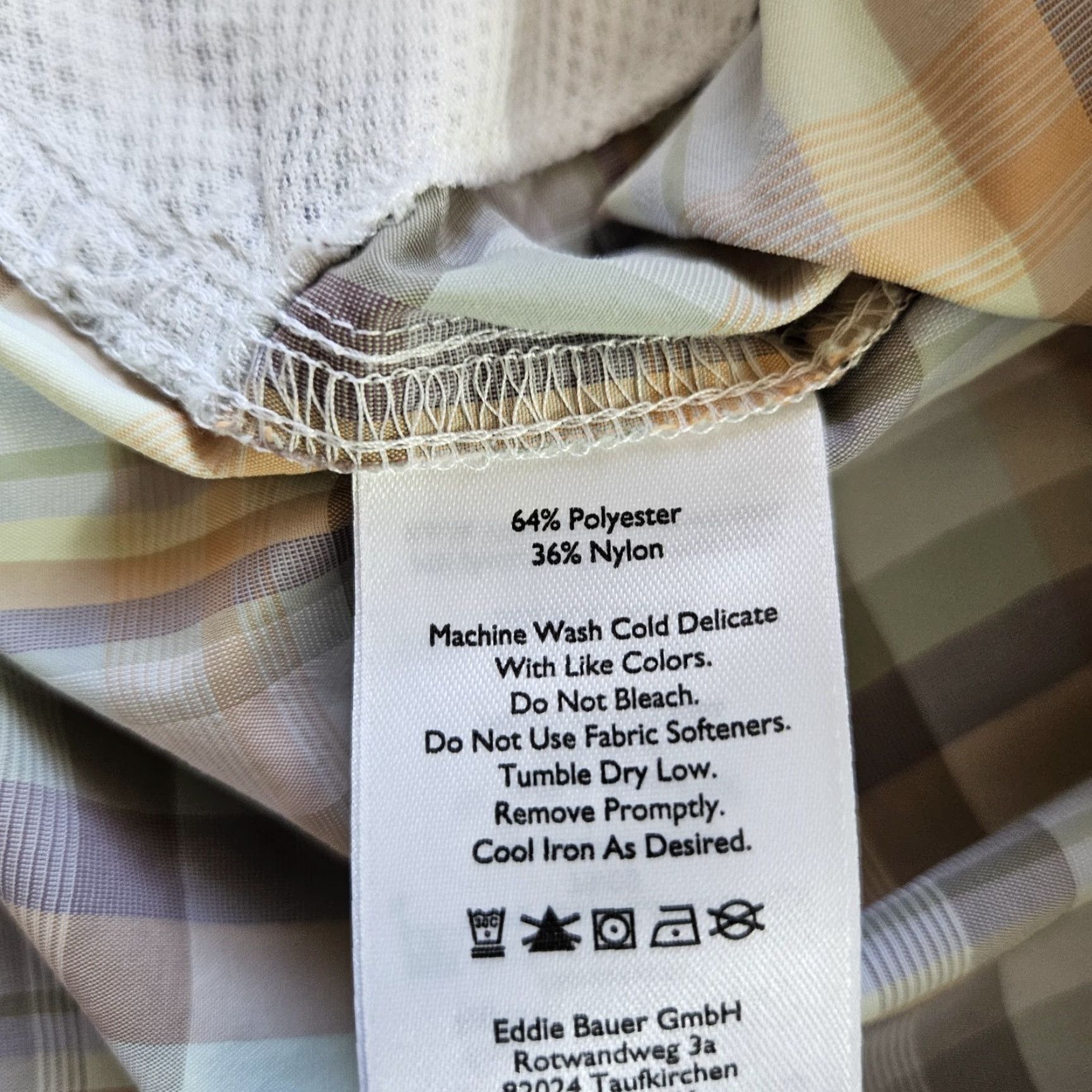 Eddie Bauer Eddie Bauer Travex Womens Button Up Shirt Medium Yellow Gray Plaid Size M / US 6-8 / IT 42-44 - 4 Thumbnail