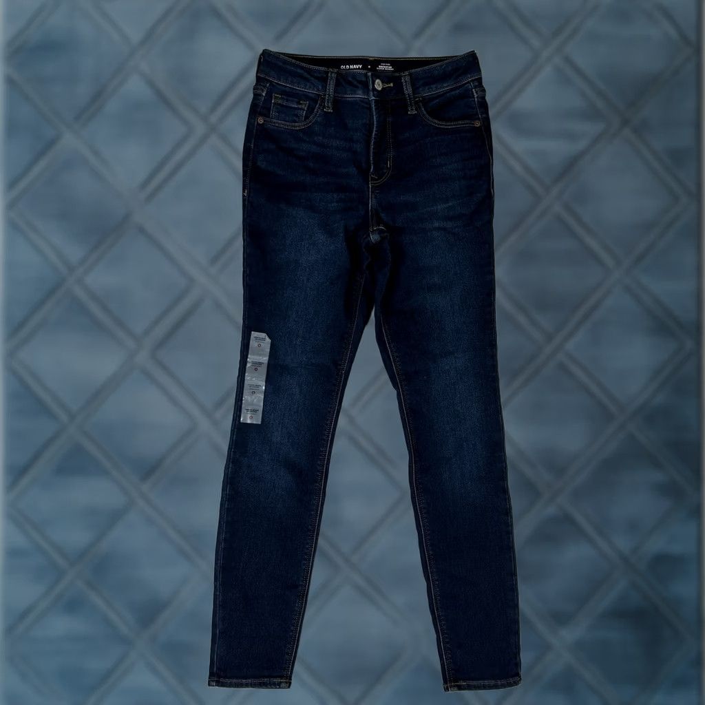 Old Navy Old Navy Jeans Women's 0 High Rise Skinny 5-Pocket Denim Blue Pockets Stretch Size 25" / US 0 / IT 36 - 1 Thumbnail