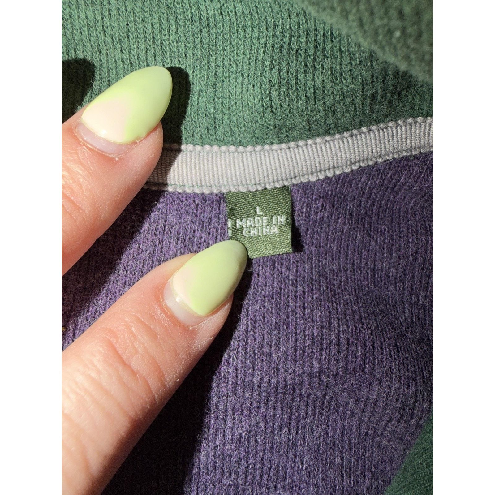 Orvis Orvis Mens Large Green Sweatshirt 1/4 Zip Mock Neck Pullover Size US L / EU 52-54 / 3 - 4 Thumbnail
