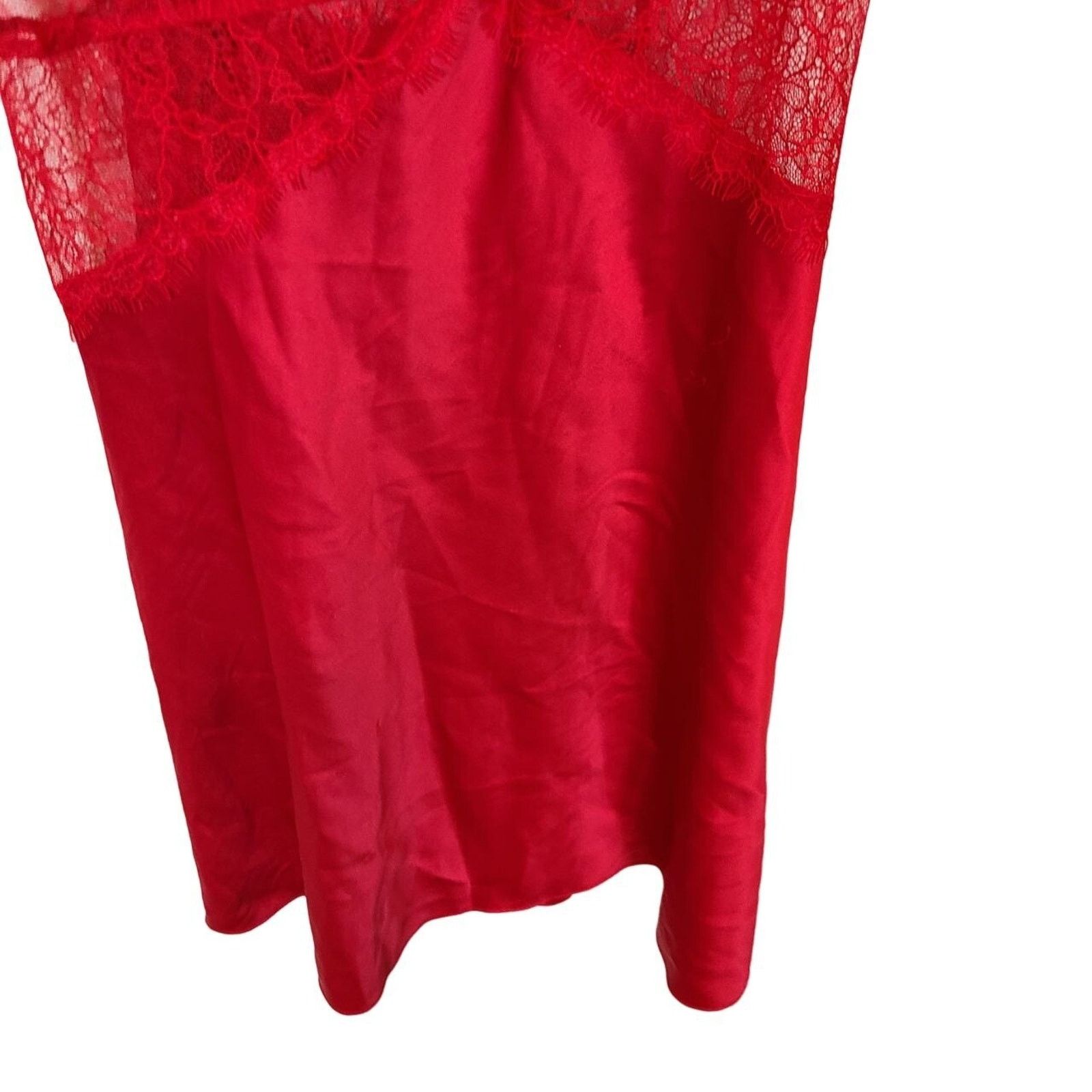 Victoria's Secret Victorias Secret Womens Satin Lingerie Eyelash Lace Coquette Size XL / US 12-14 / IT 48-50 - 3 Thumbnail
