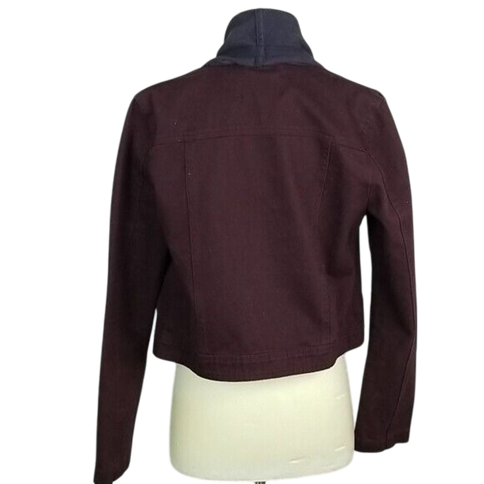BKE BKE Flyaway Jacket Brown Y2K Sweater Cardigan Moto Biker Size S / US 4 / IT 40 - 5 Thumbnail