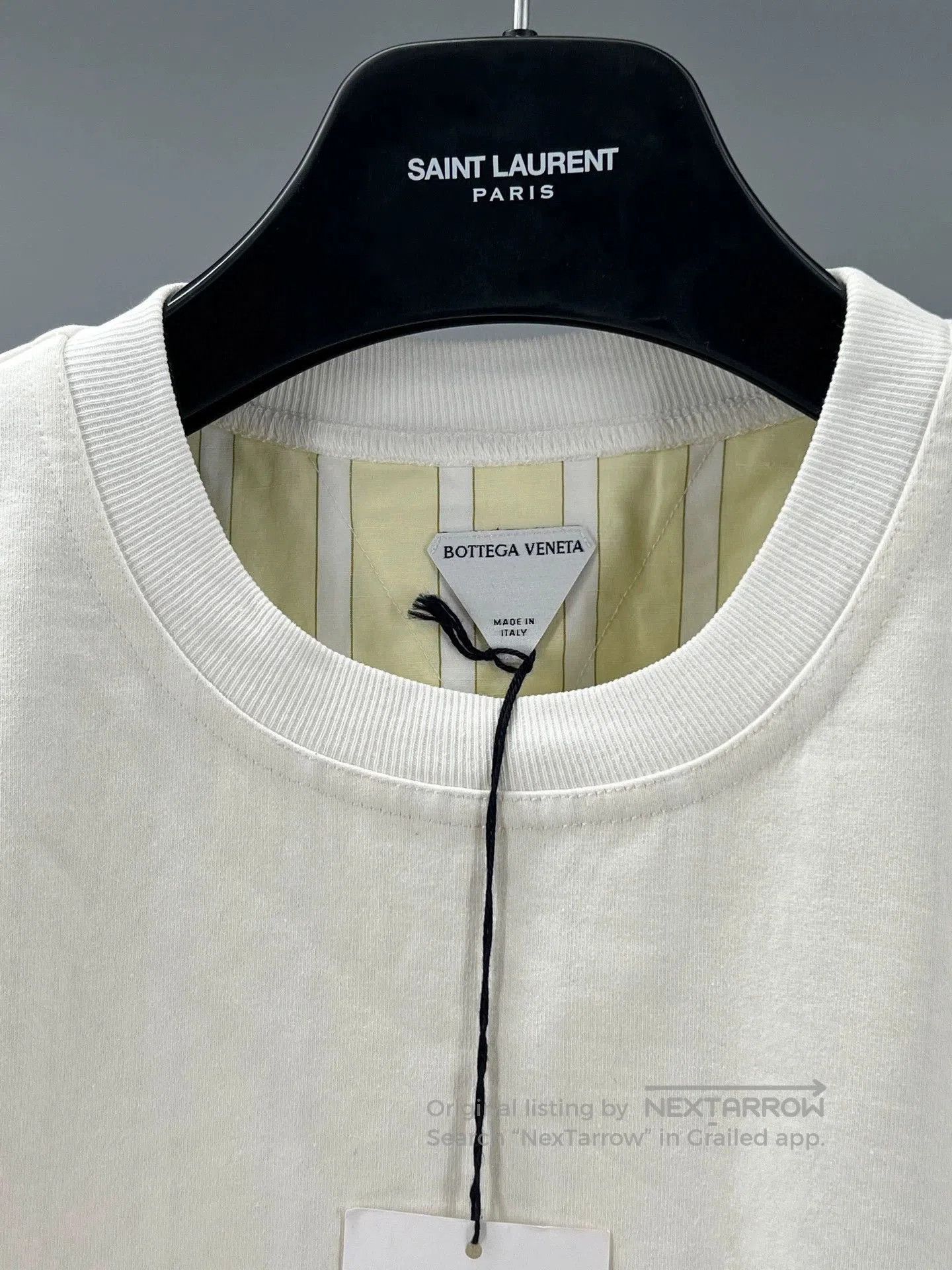 Bottega Veneta bottega veneta white cotton embroidered t-shirt. Size US S / EU 44-46 / 1 - 2 Thumbnail